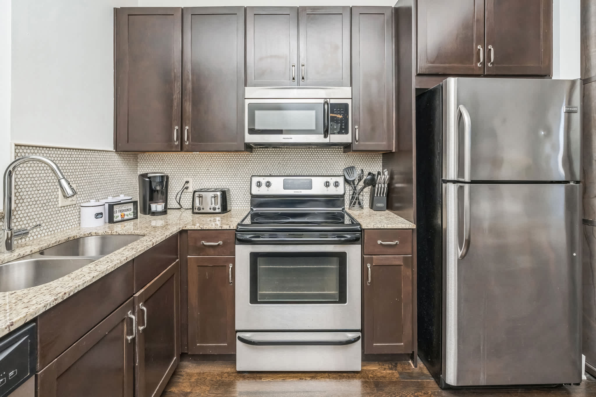 Prepare your favorite meals in the full kitchen