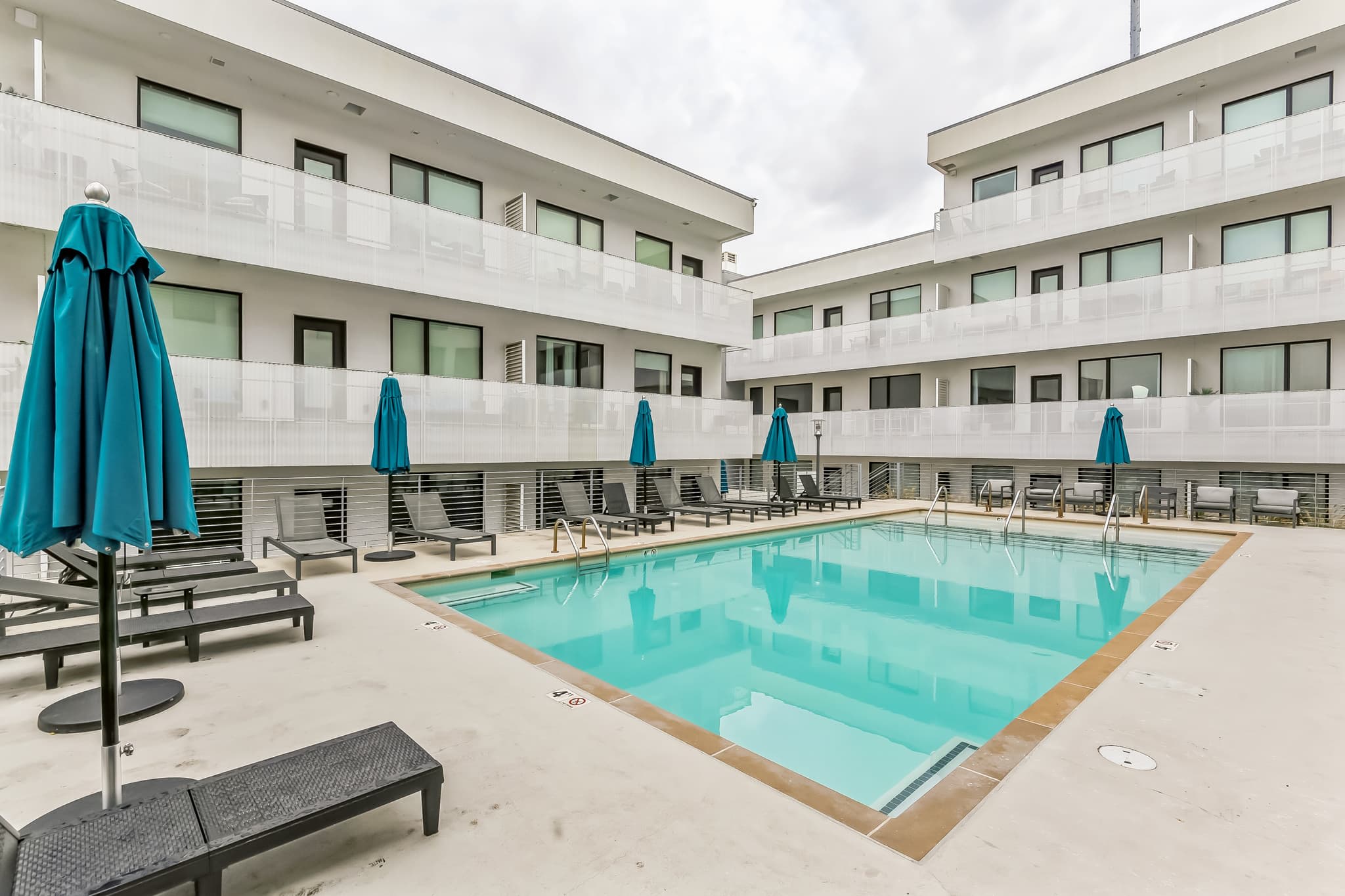 Relax by the community pool