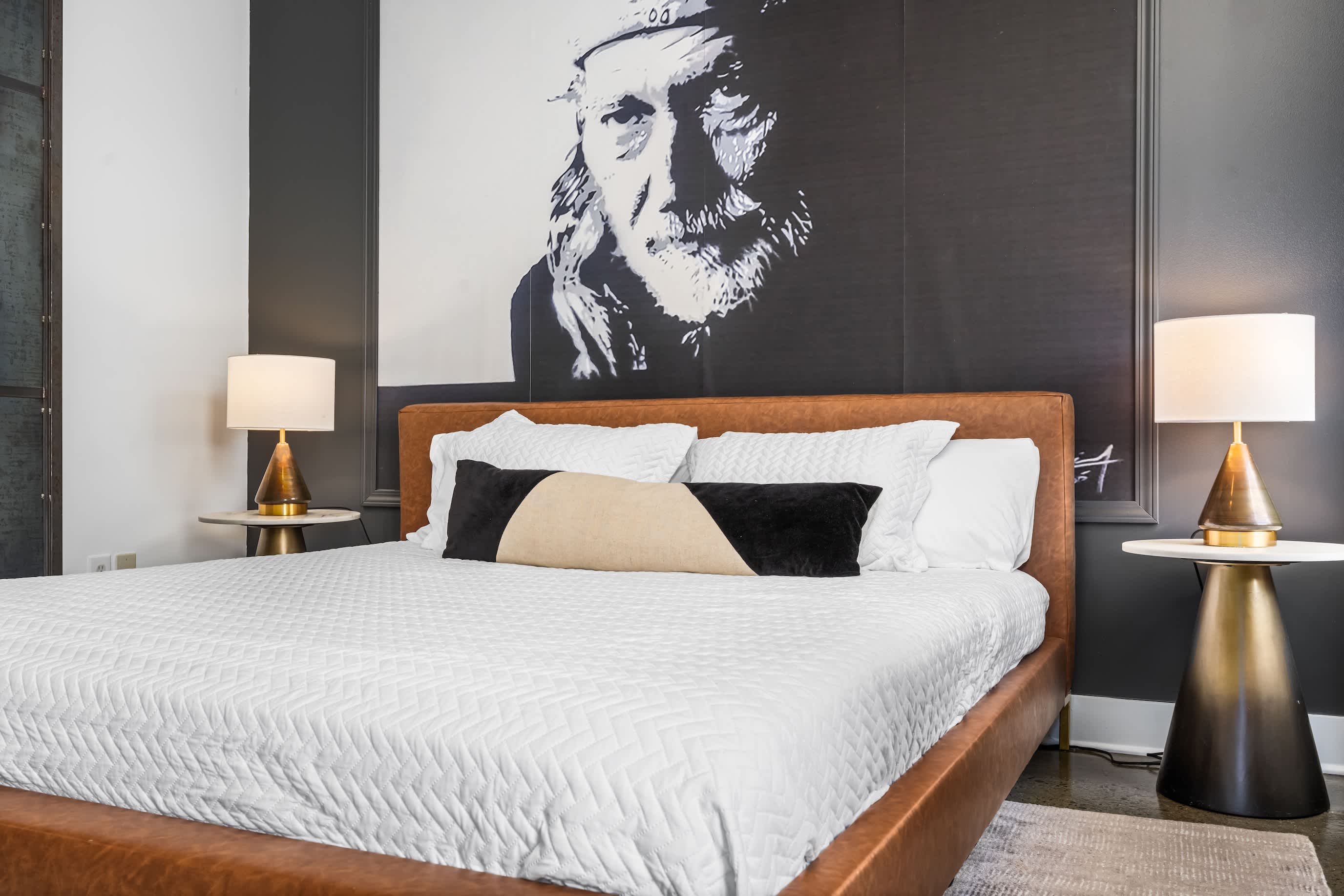 Sleep soundly on lush bedding 