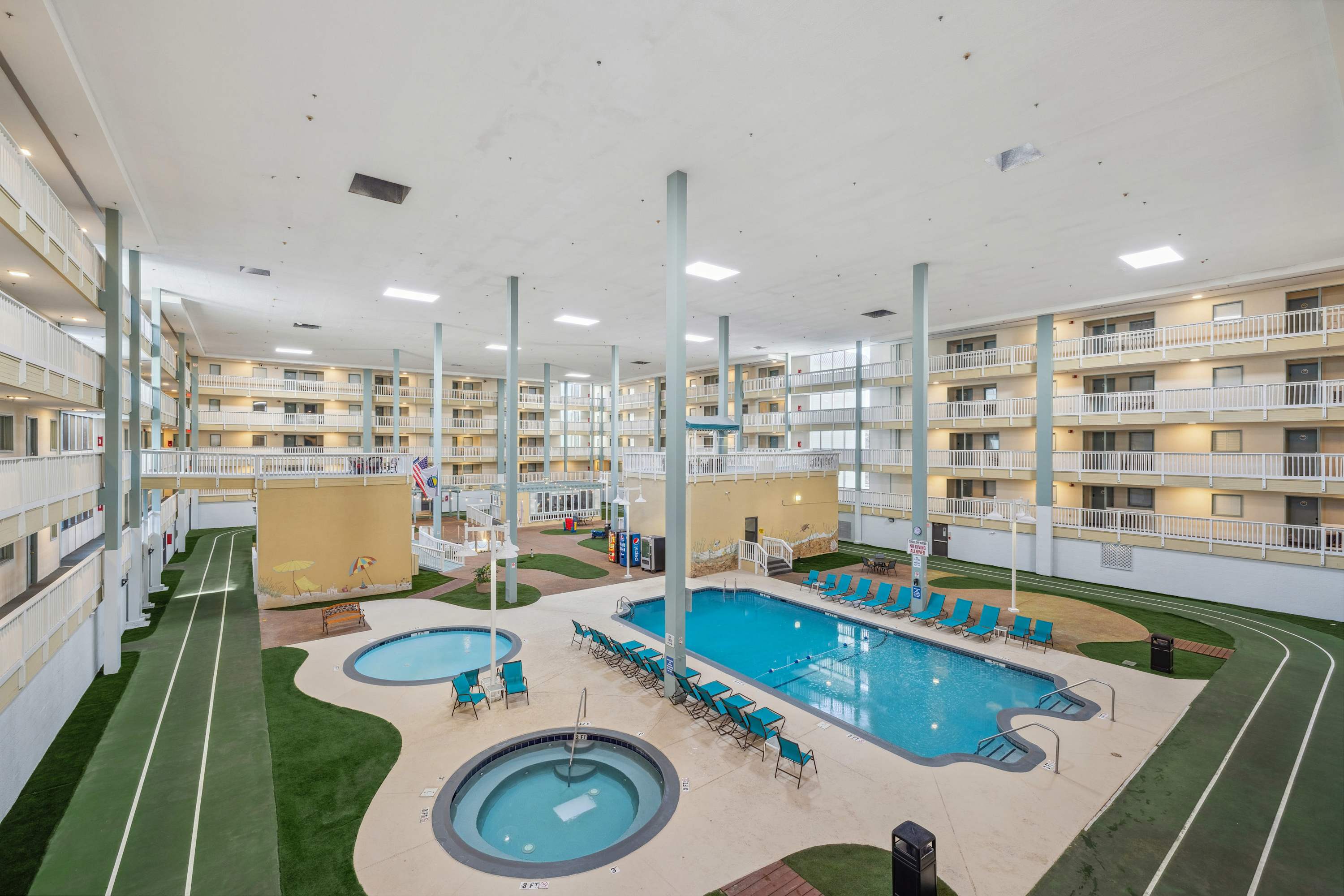 Take advantage of the complex amenities 