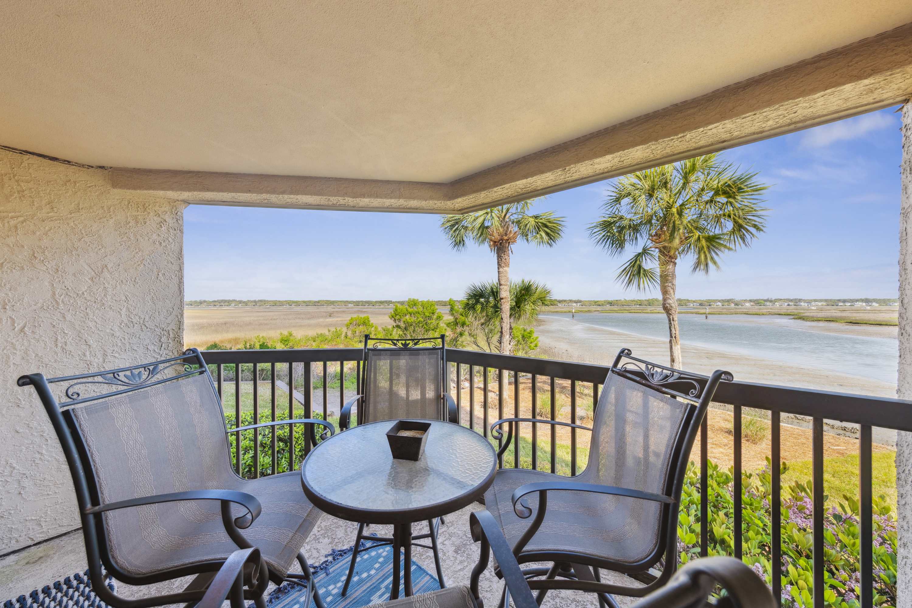 Enjoy the ocean front balcony 