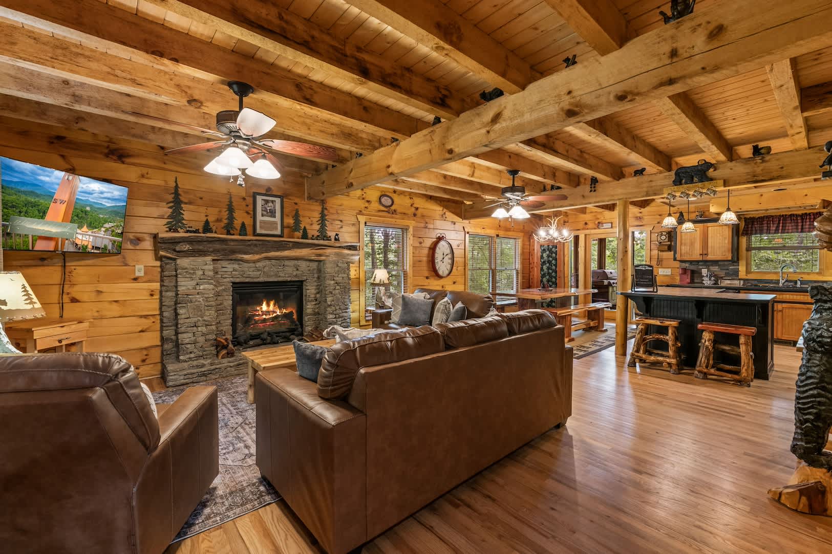 Rustic Cabin in Woods with Hot Tub & Games!