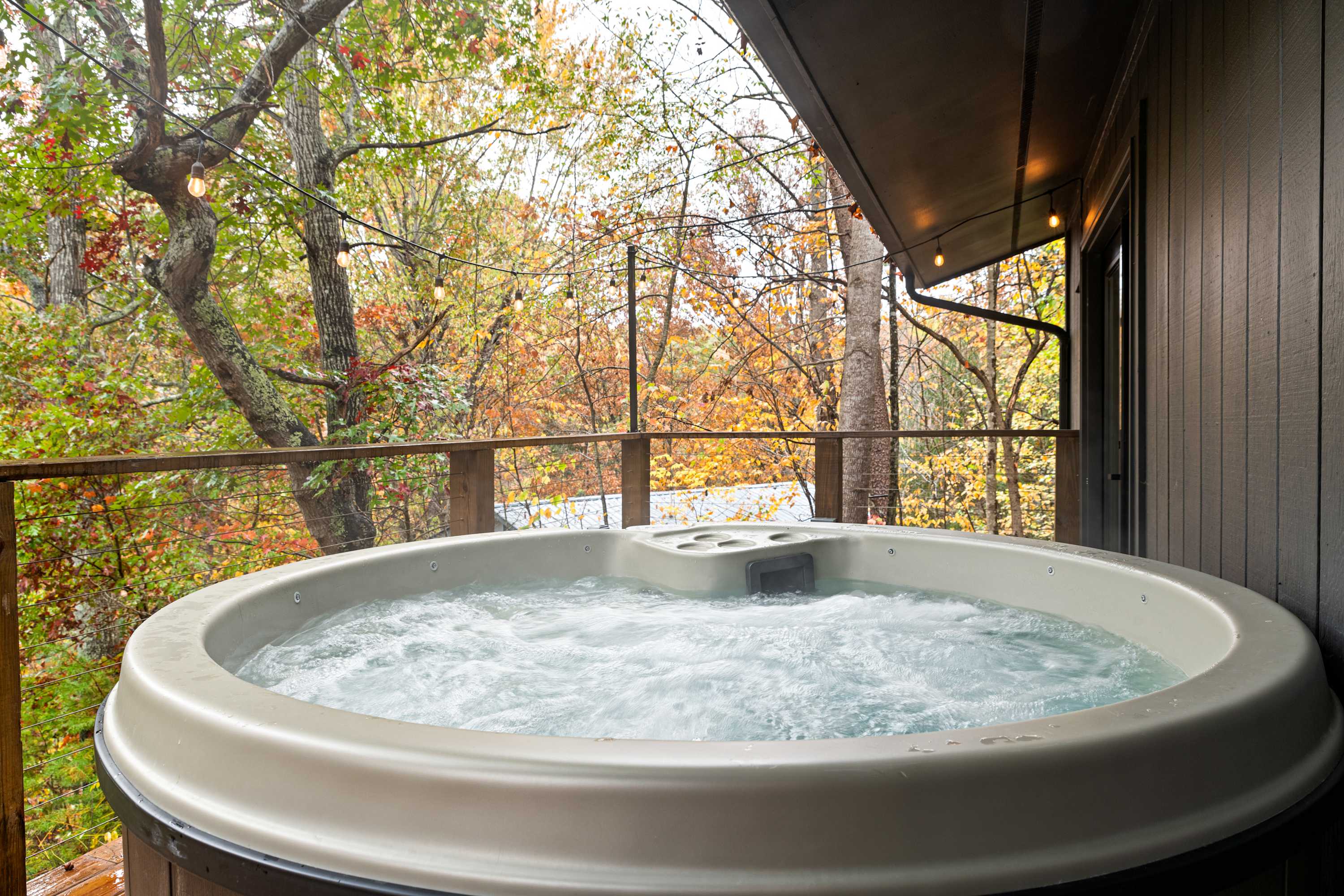 Modern Cabin with Hot Tub & Foliage Views! 3