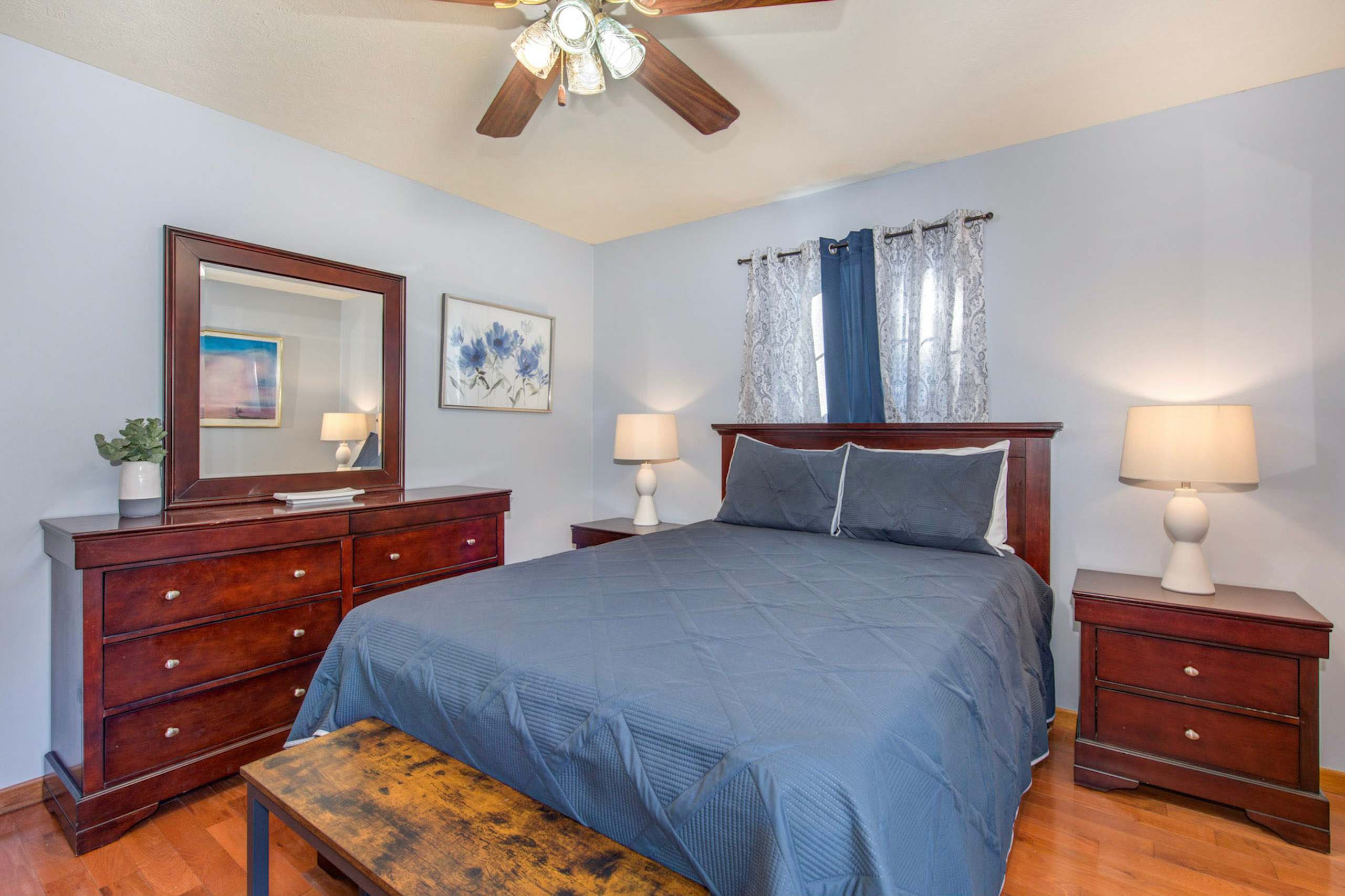 Comfy bedding in each room