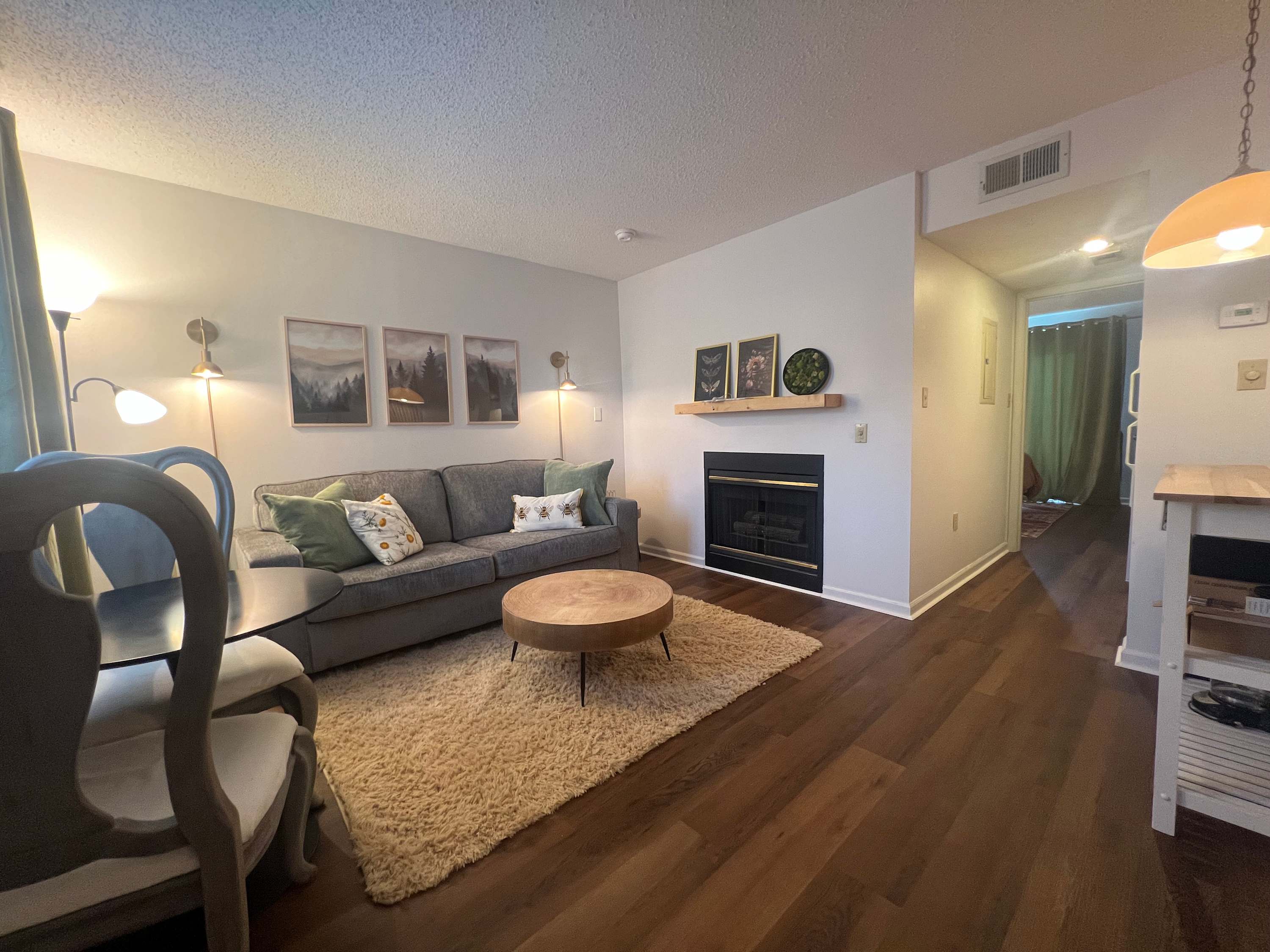 Stream your favorites on the smart TV & unwind on the sleeper sofa