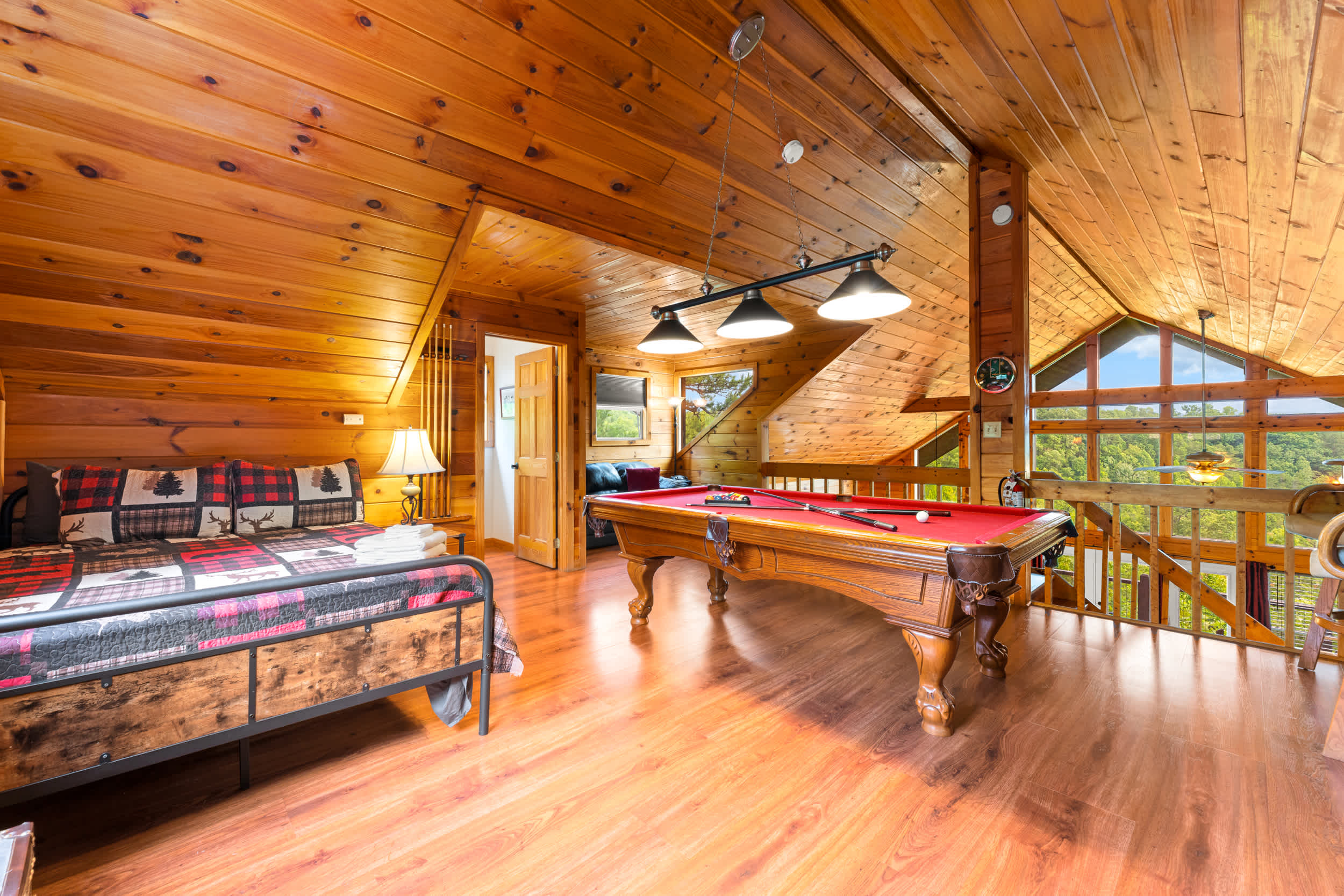 Bring out your competitive side with a game of pool!