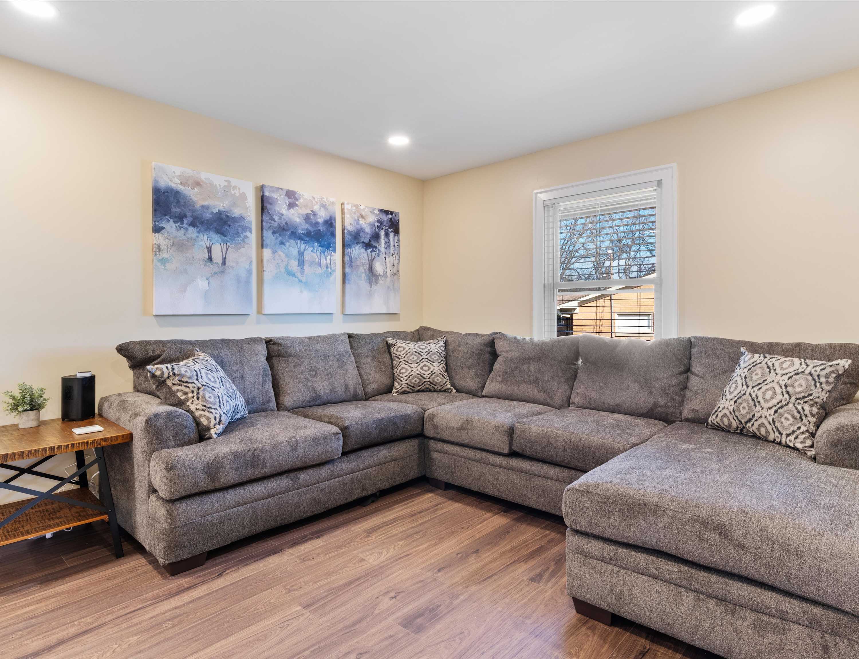 Two elegantly designed living areas