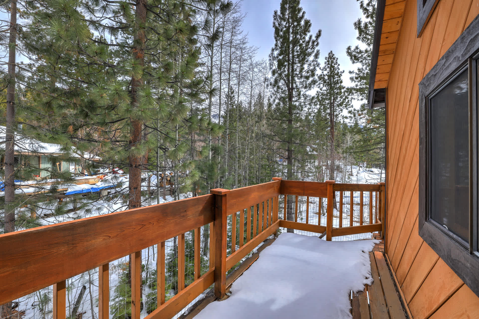 Breathe in the refreshing air on the spacious deck