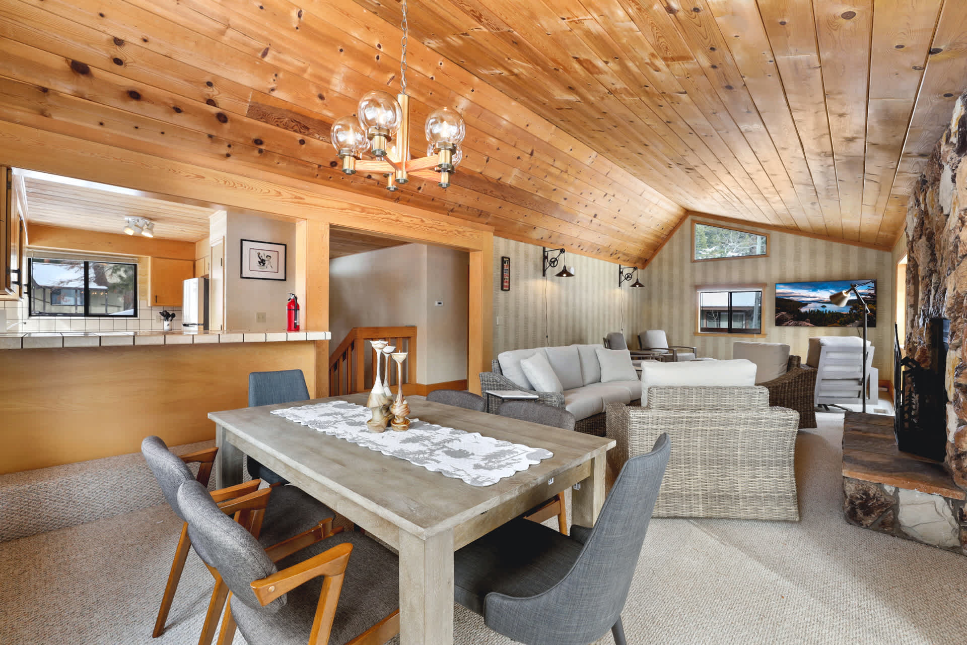 Embrace the spaciousness of the open concept living space.