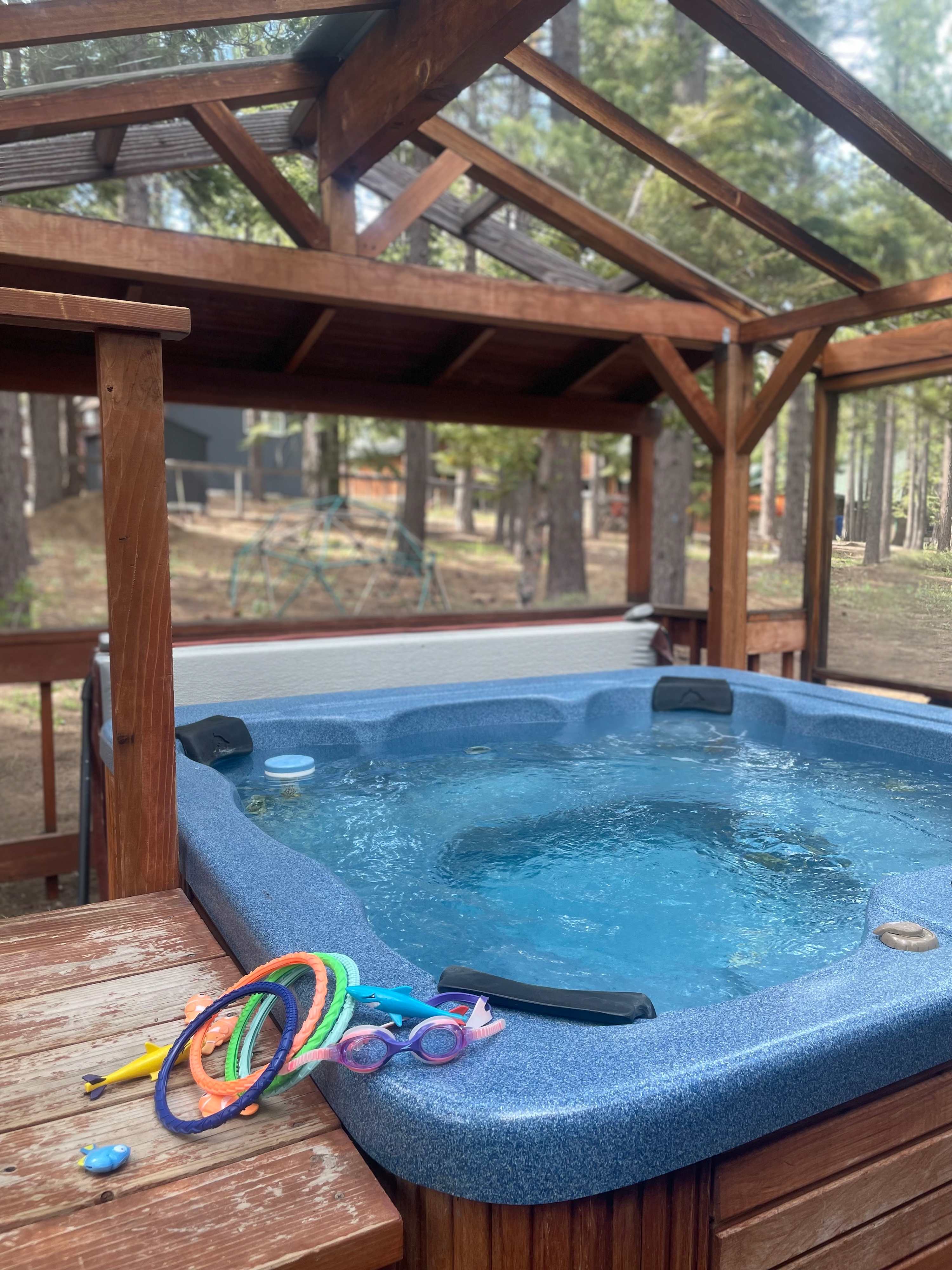 Hot tub for you and your guests!