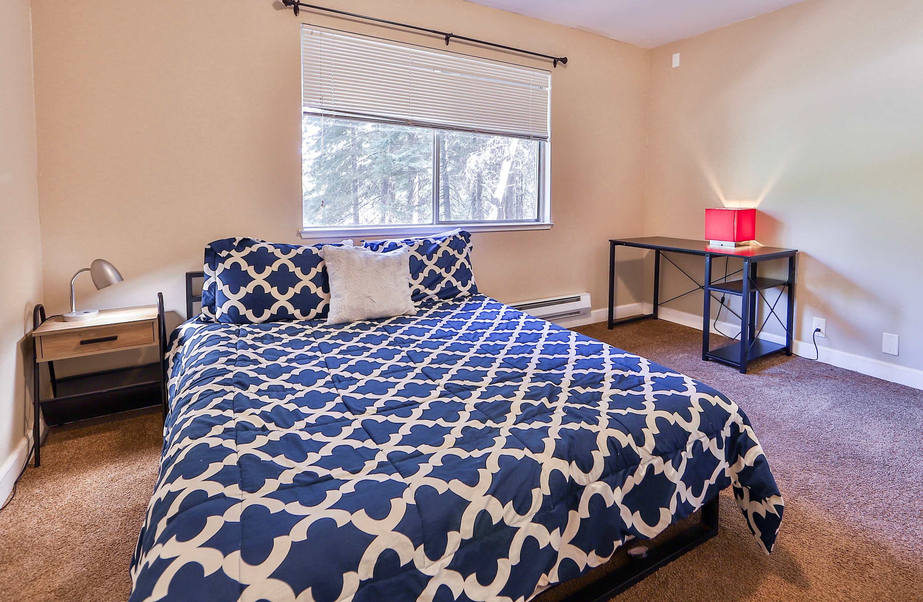 Sleep soundly on lush bedding in each room