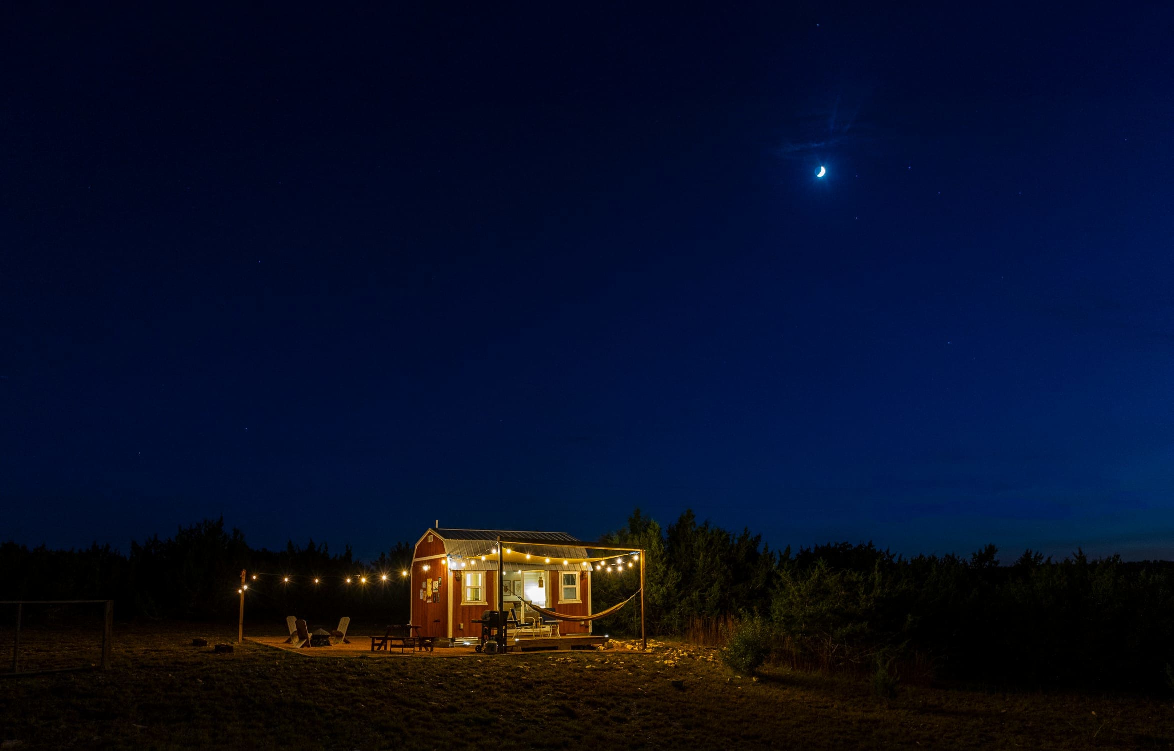 Spend your evenings lounging under the vast starry skies at Casa Maia
