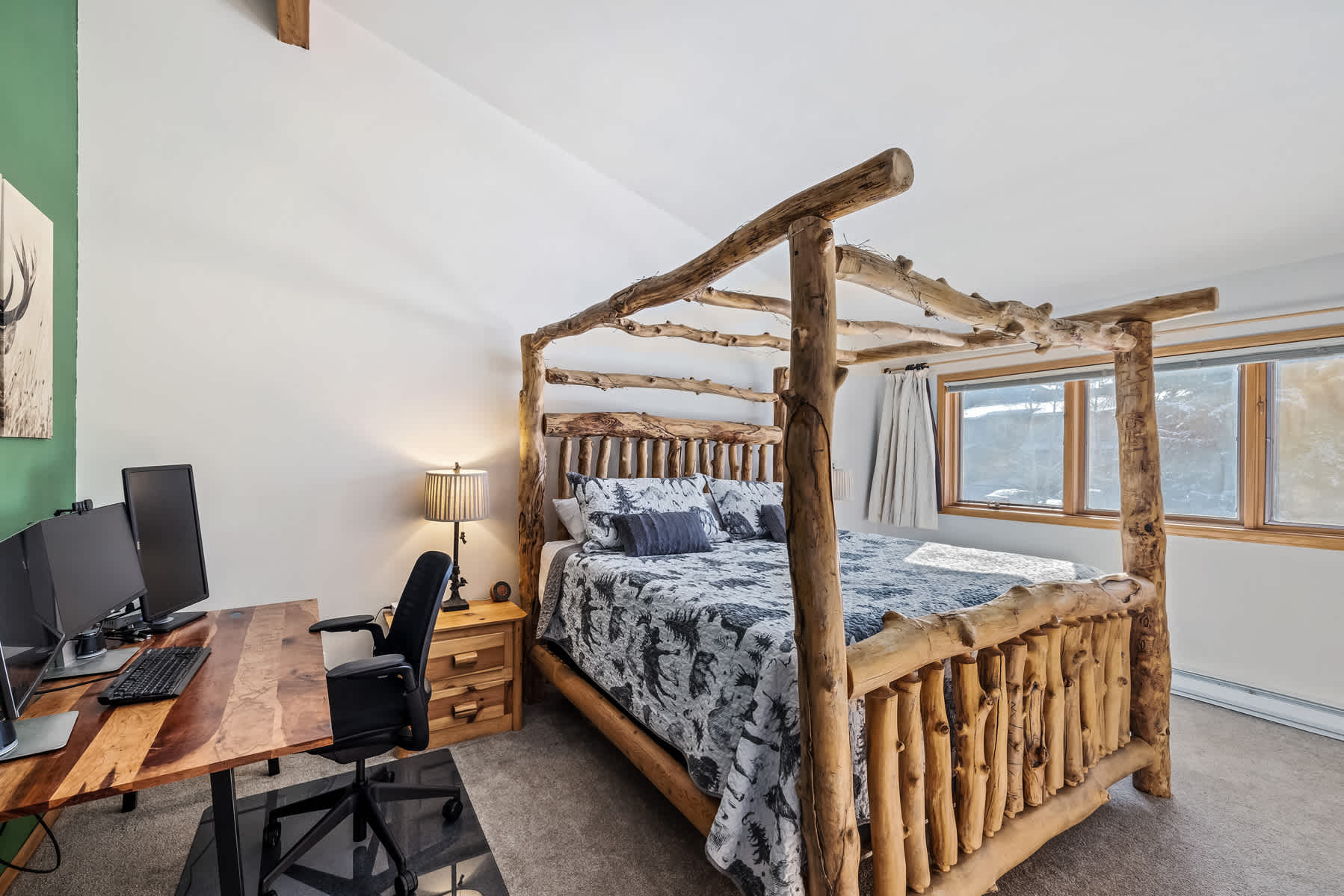 Sleep soundly on lush bedding in each room