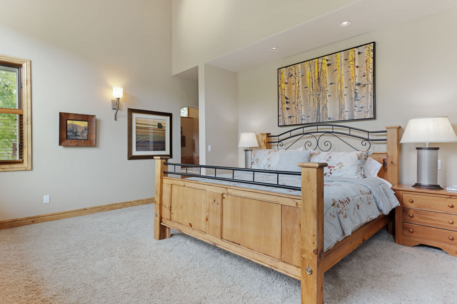 Rest easy on lush bedding 