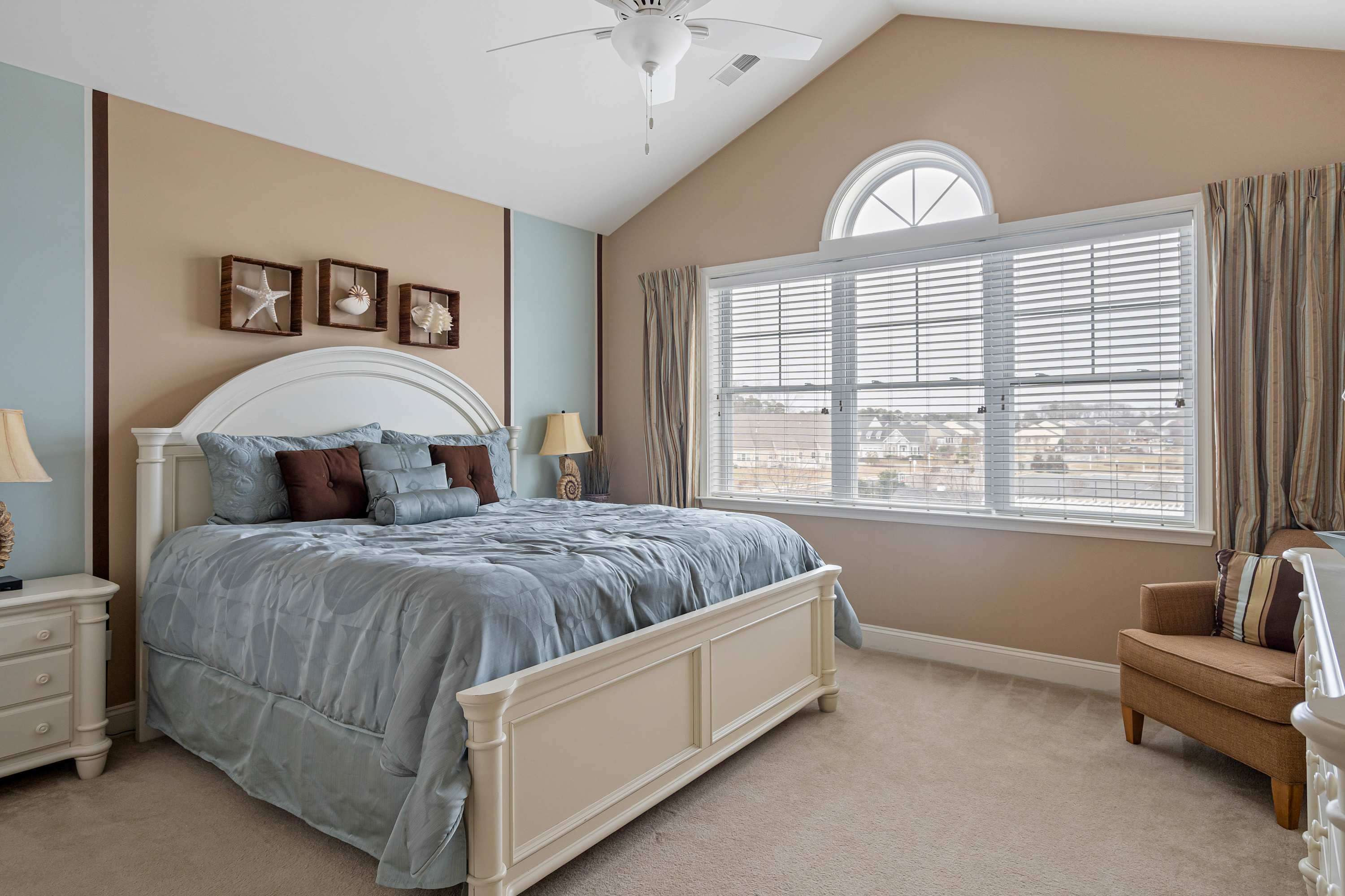 Indulge in restful slumber on lush bedding