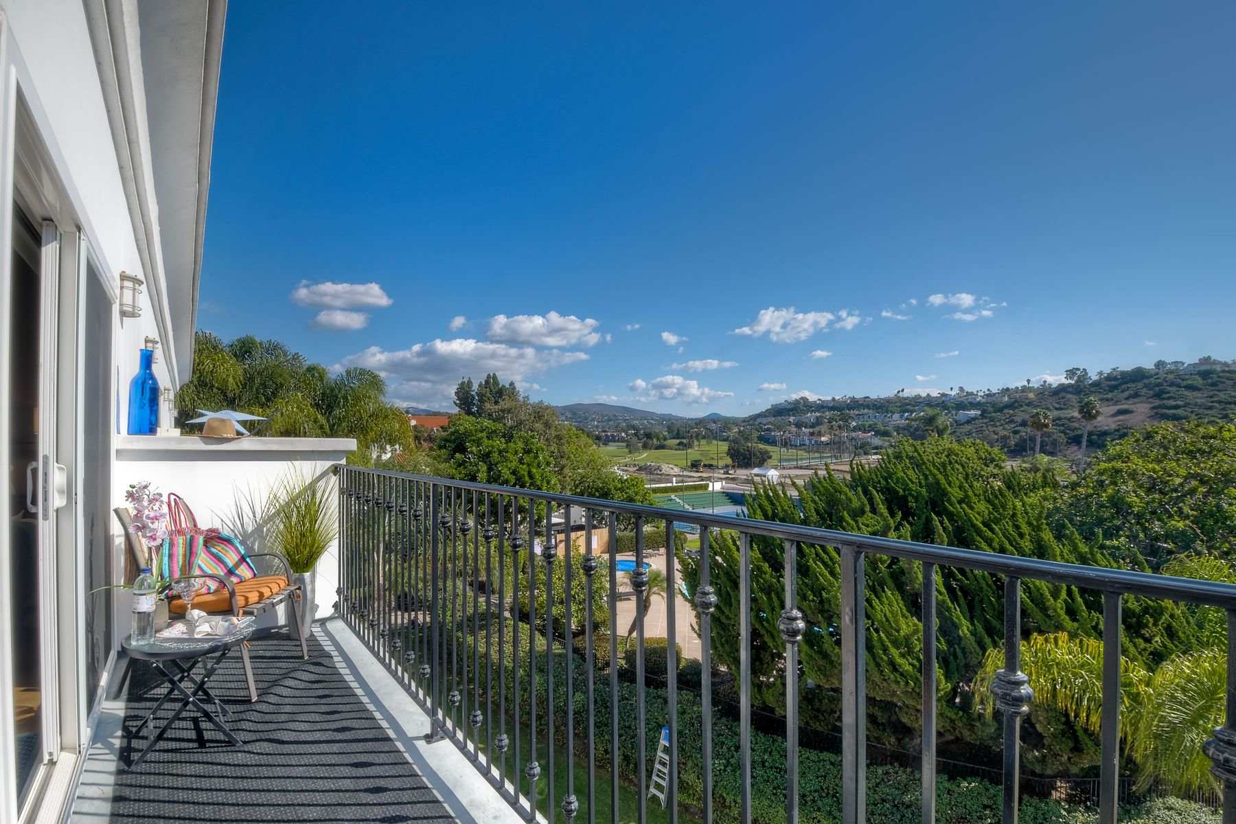Balcony with amazing views and outdoor seating