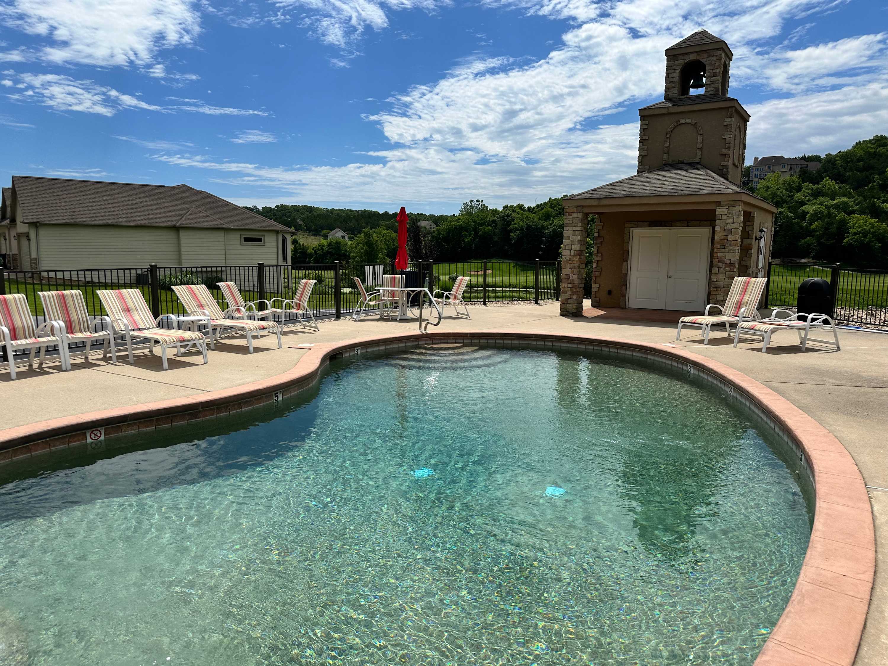 One of two community pools! This one is next to the house