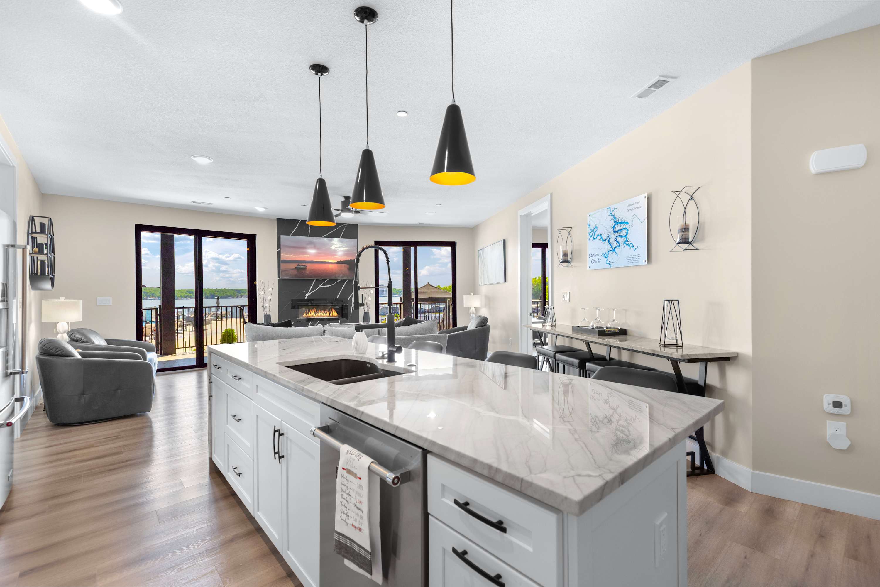 Take advantage of the open concept floor plan 