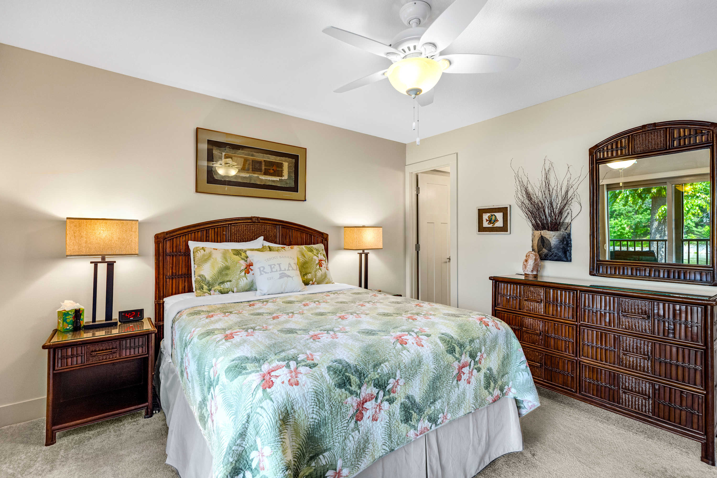 Sleep soundly on lush bedding in each room 