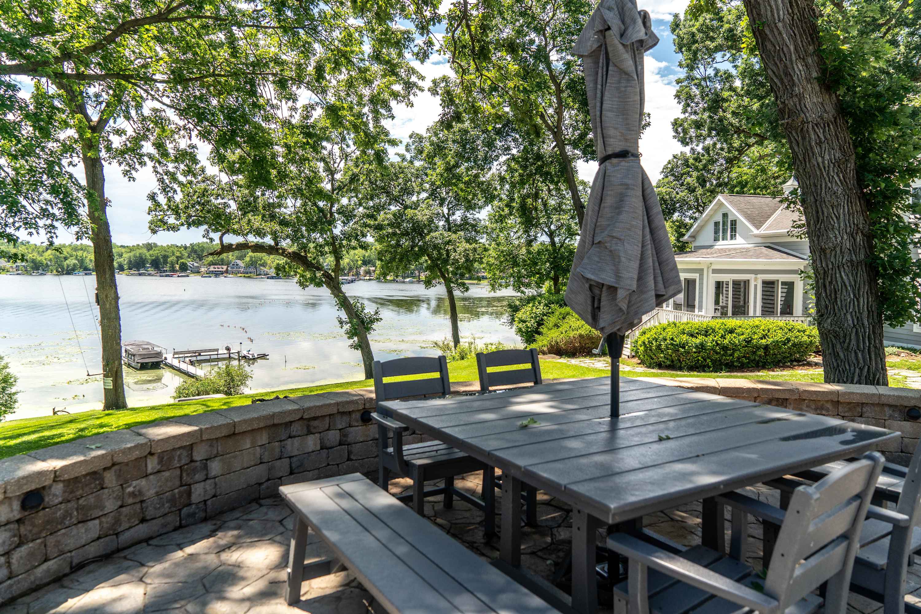 Soak in the lake views from the private pool deck!