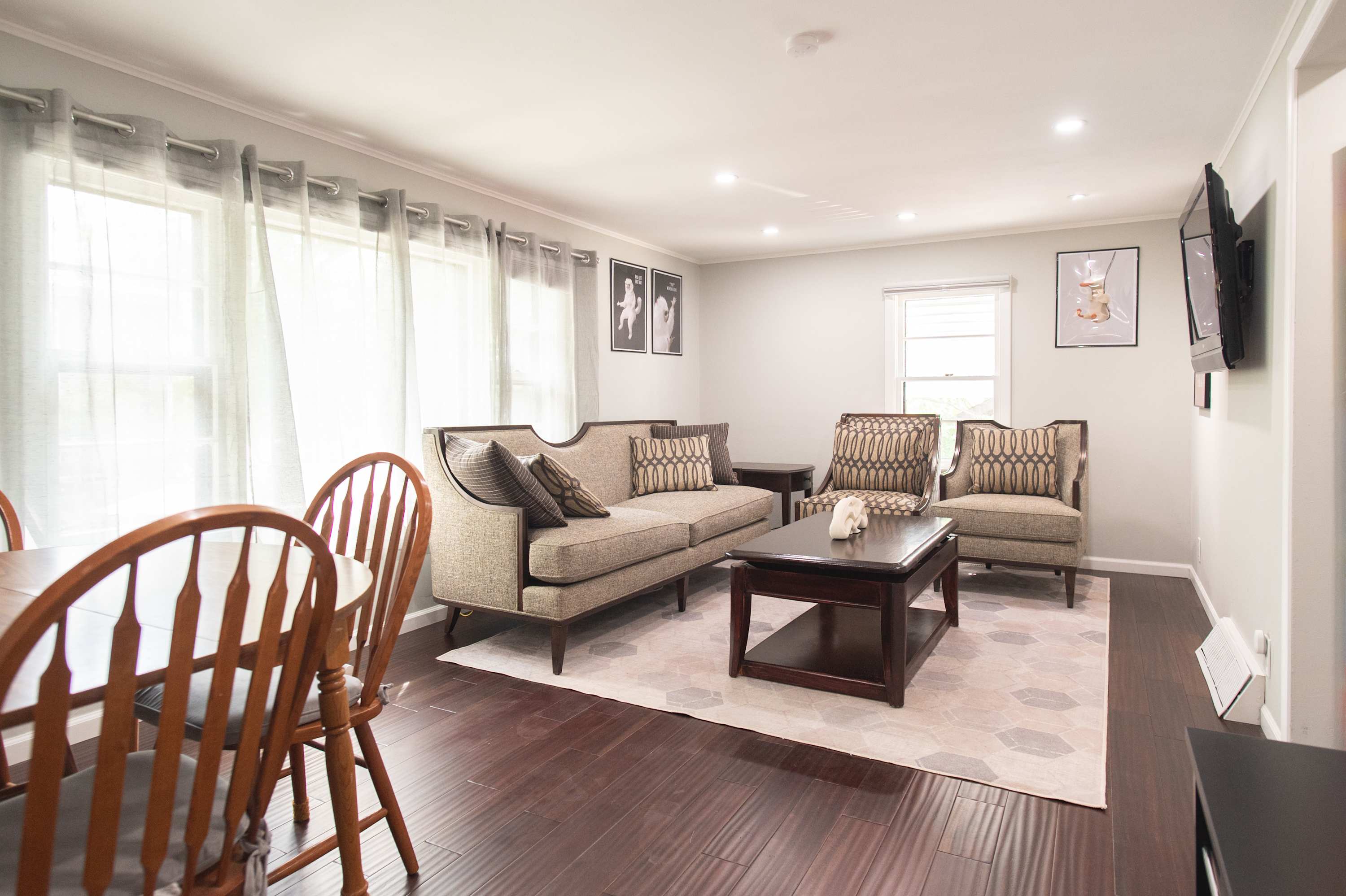 Curl up & relax with your favorite streaming entertainment in the living room