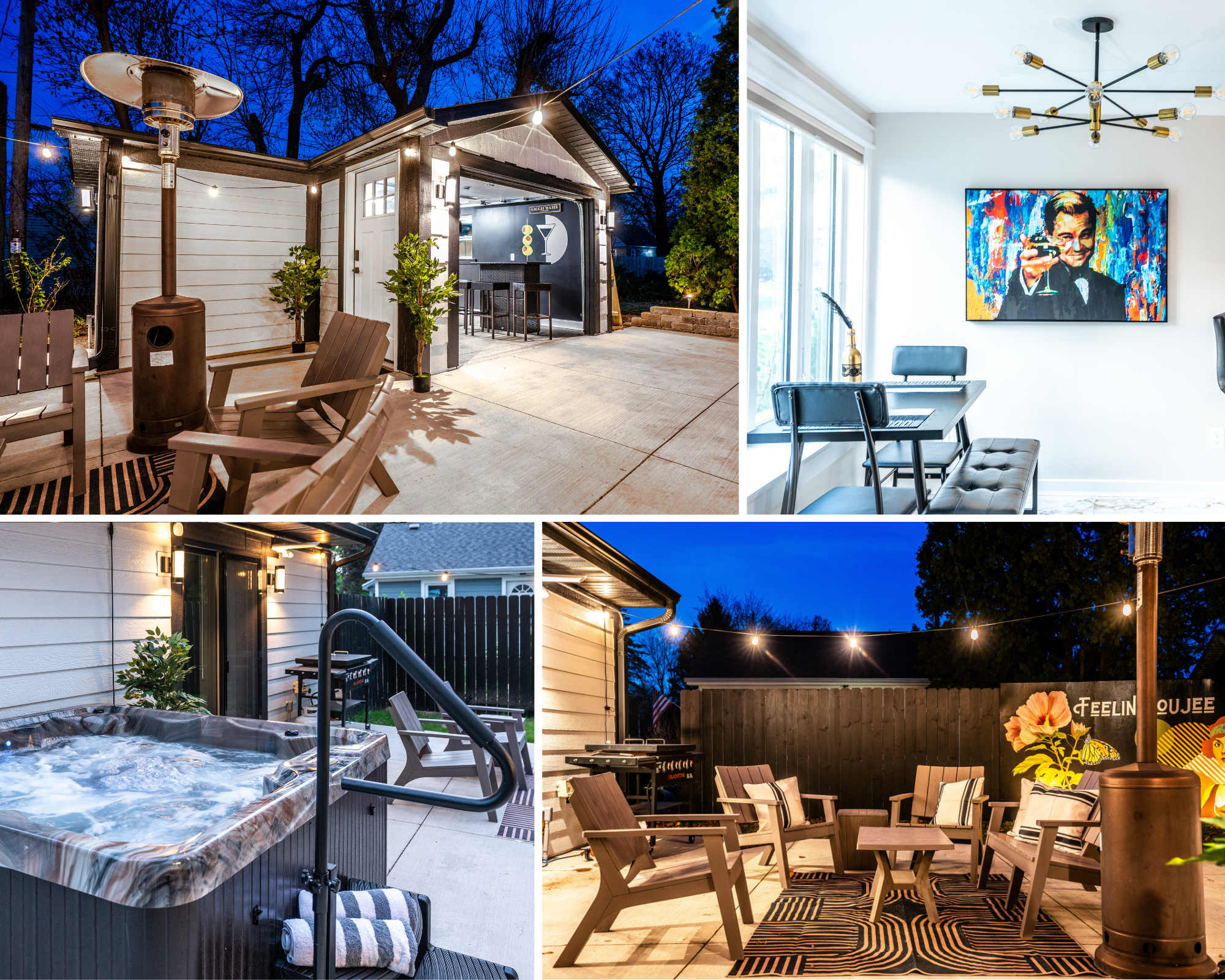 Gatsby Theme Near Downtown with Hot Tub & Game Room