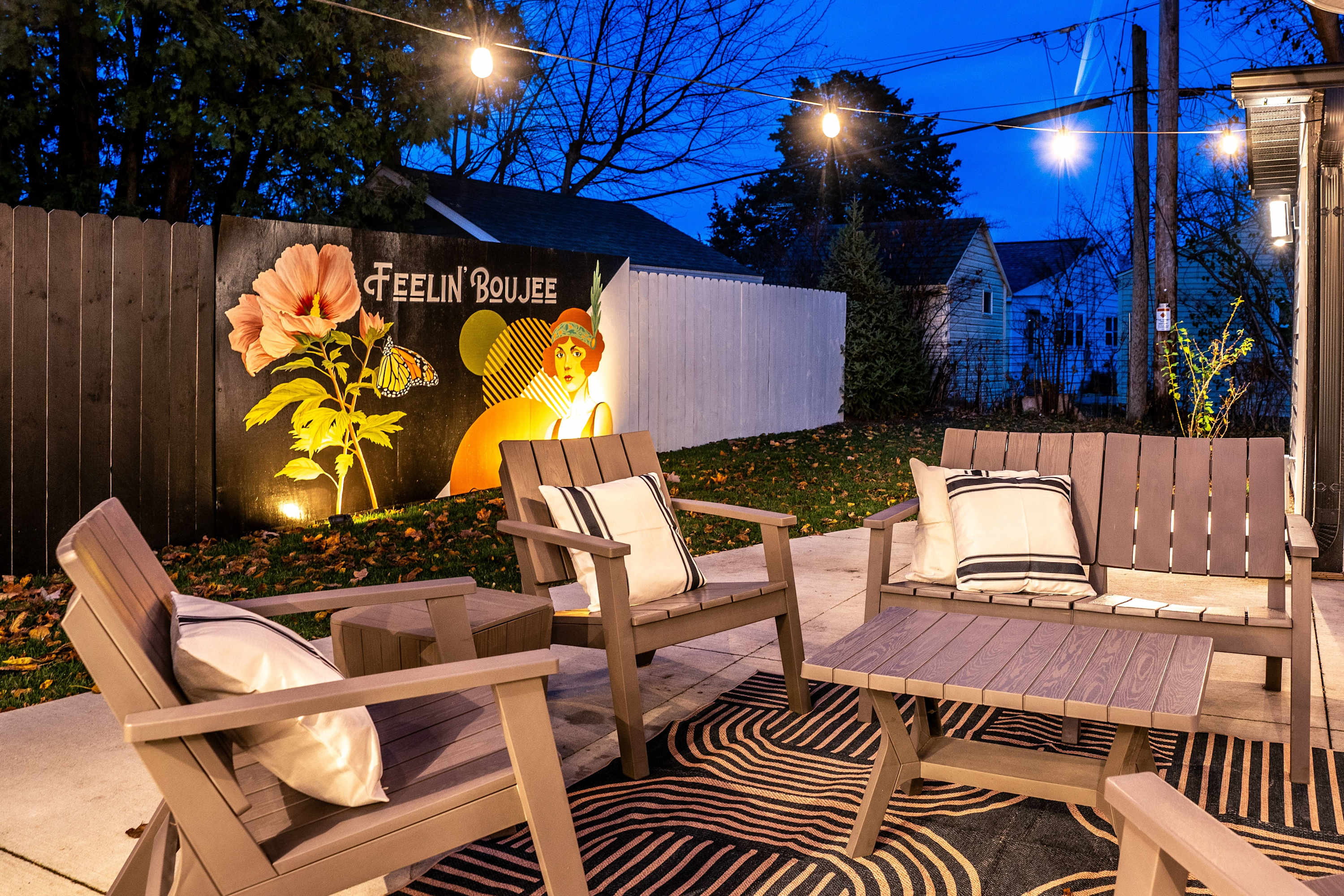 There's nothing like an evening on the patio in Lake Geneva!