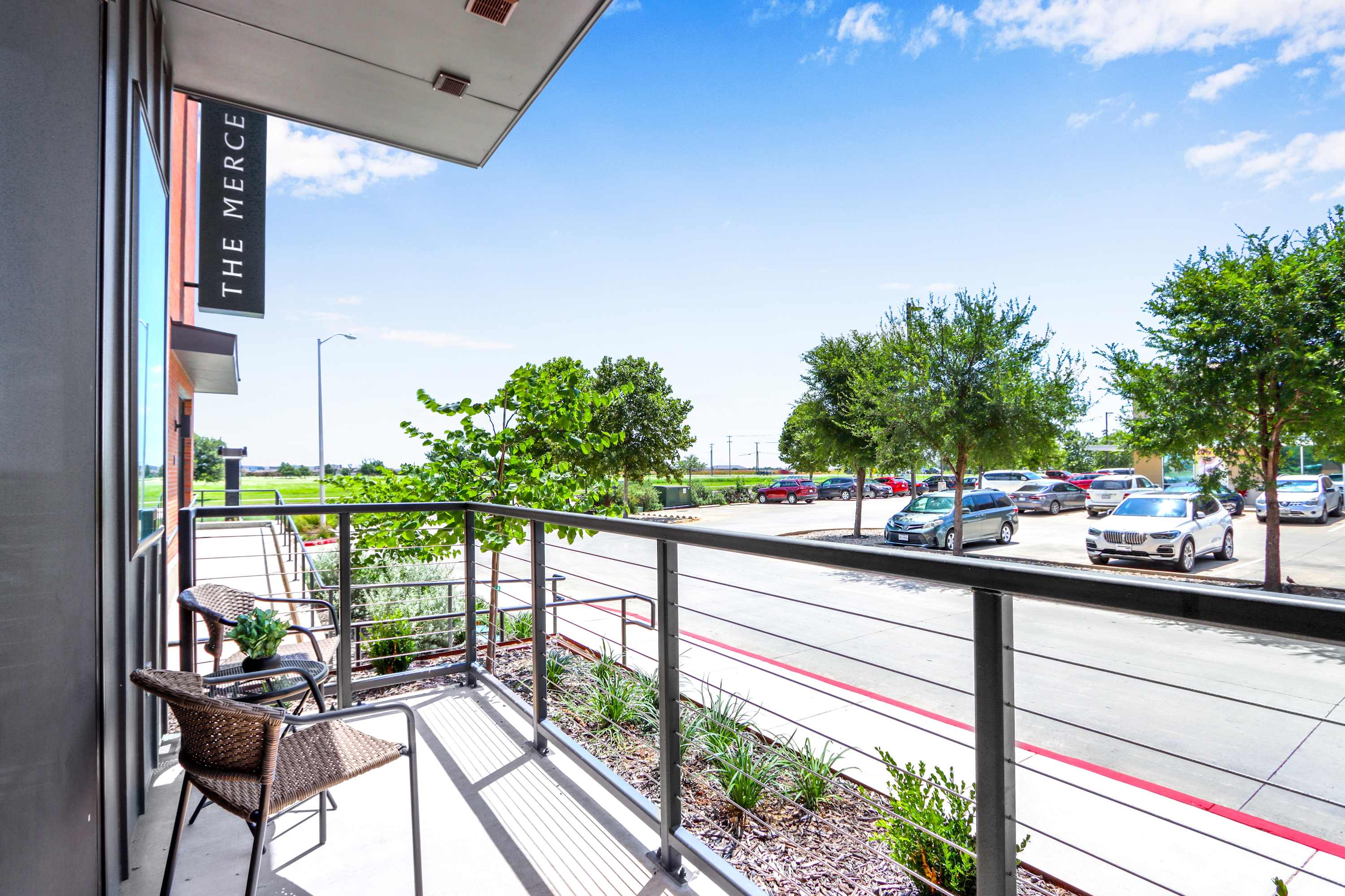 Lounge the day away with coffee or an evening cocktail on the patio