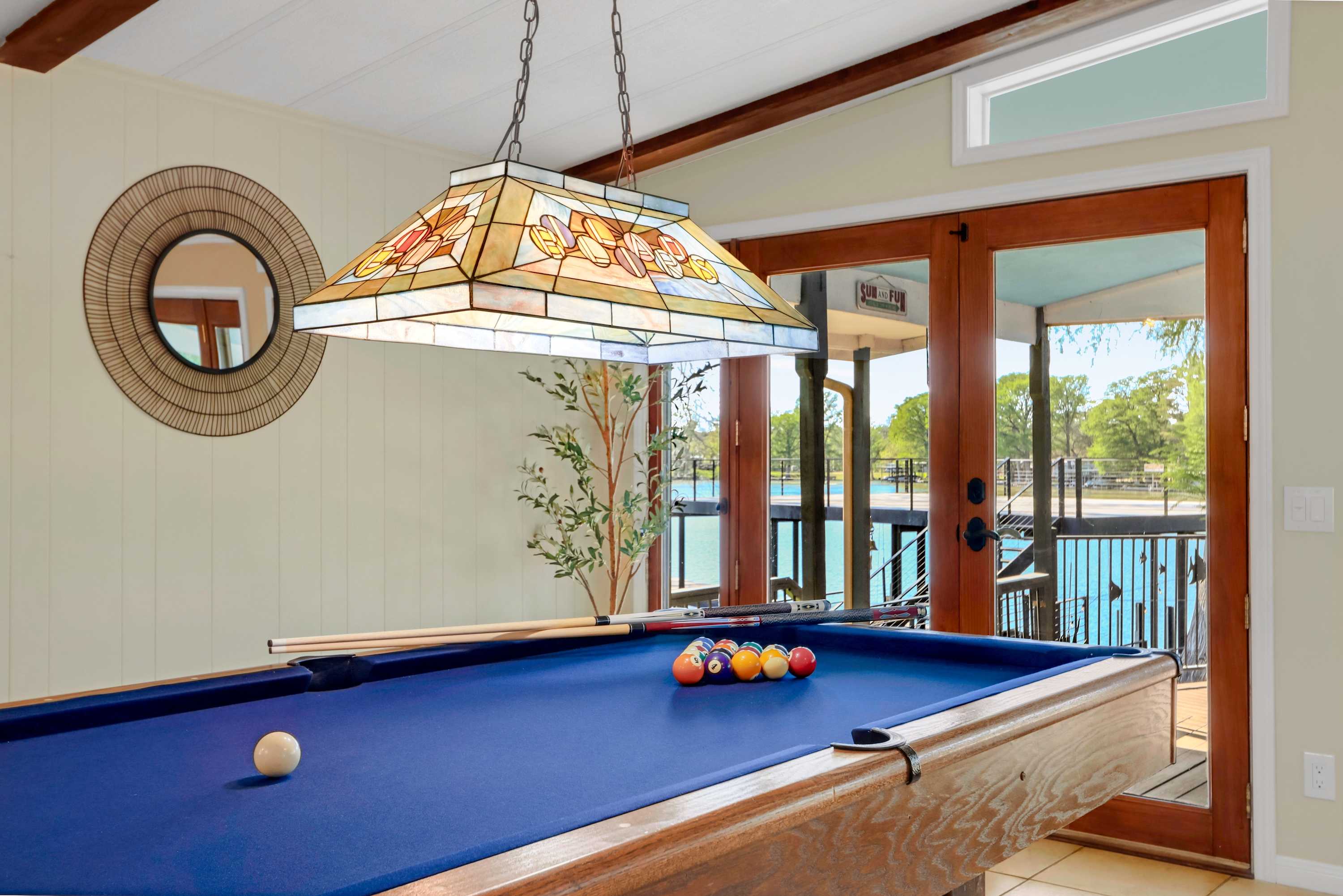 Unleash your competitive side at the pool table