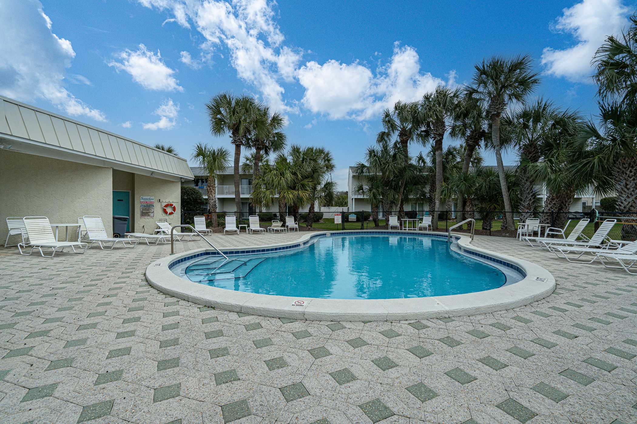 Poolside serenity is just a short walk away!