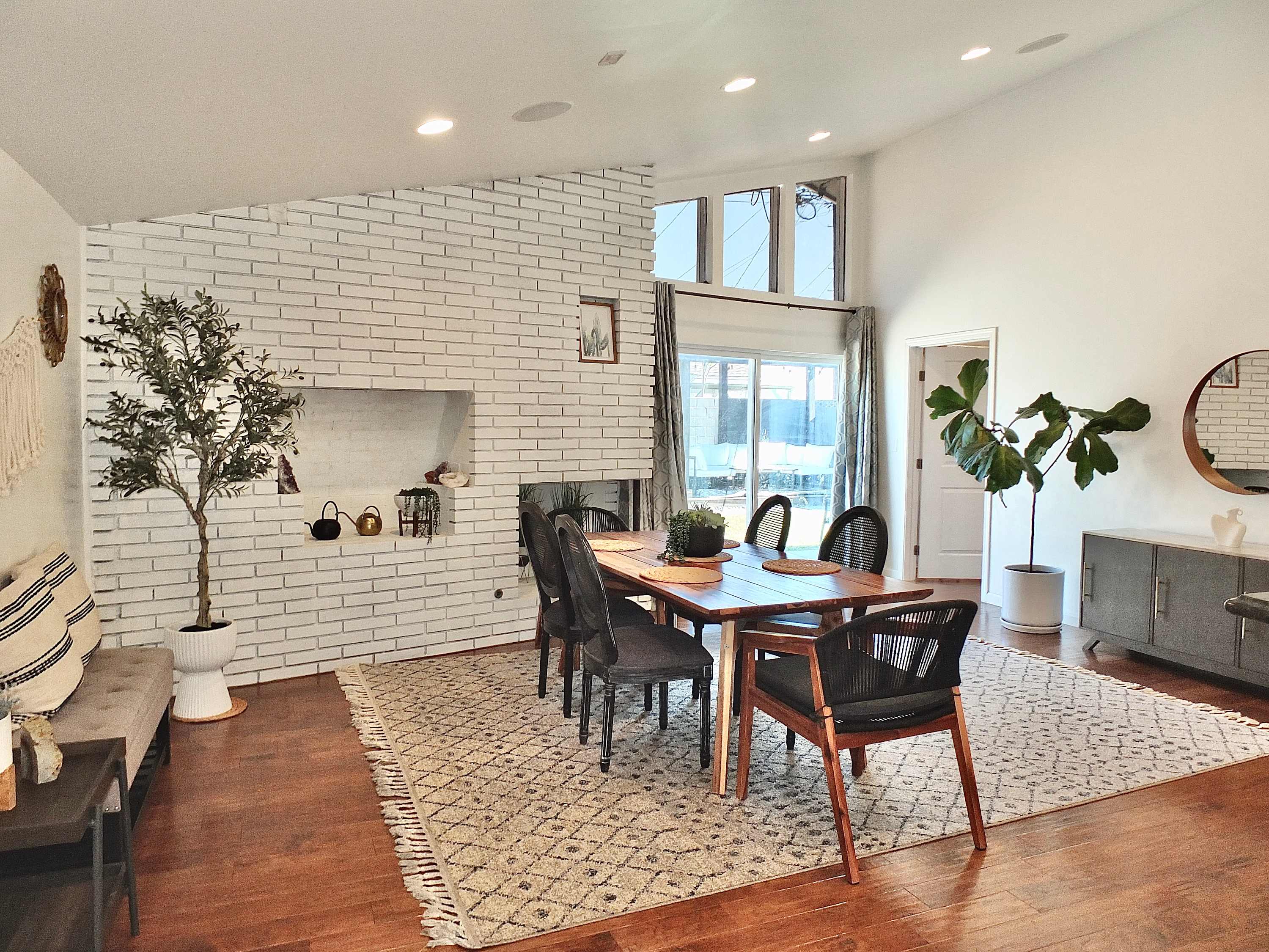 Gather family around the dining table, with seating for 6