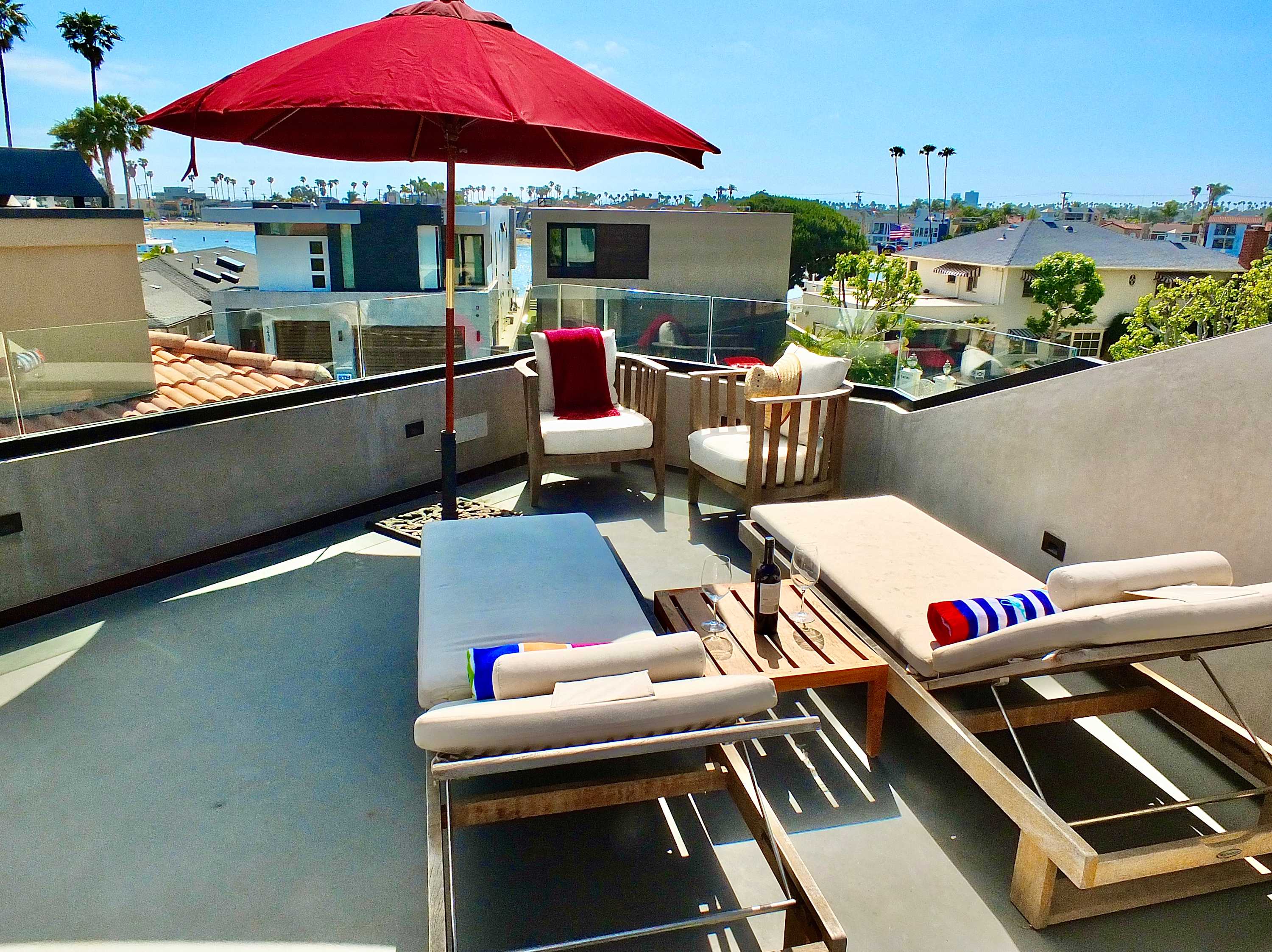 Soak up the sun on the rooftop deck 