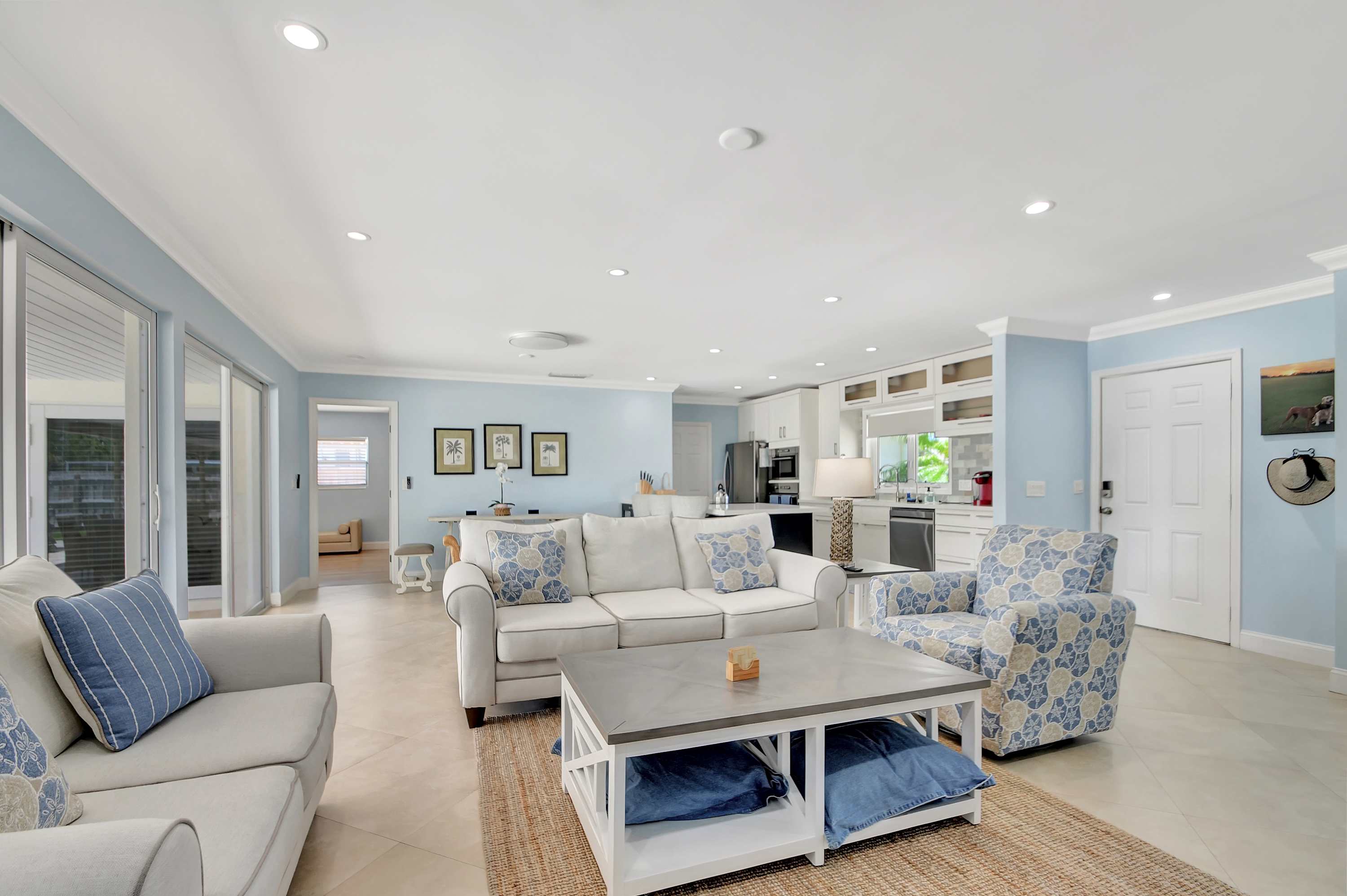 Spacious and inviting living area