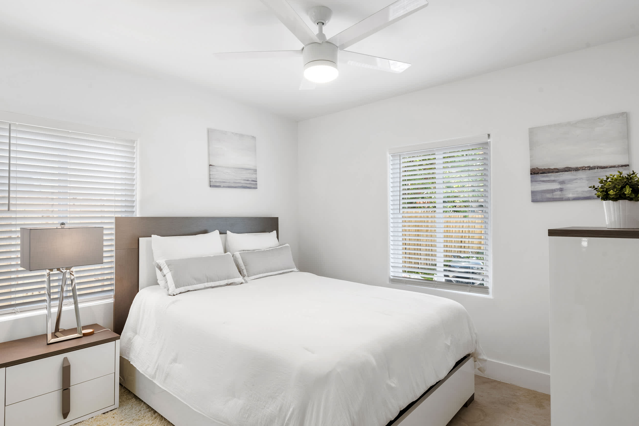 Rest peacefully on lush bedding in every room