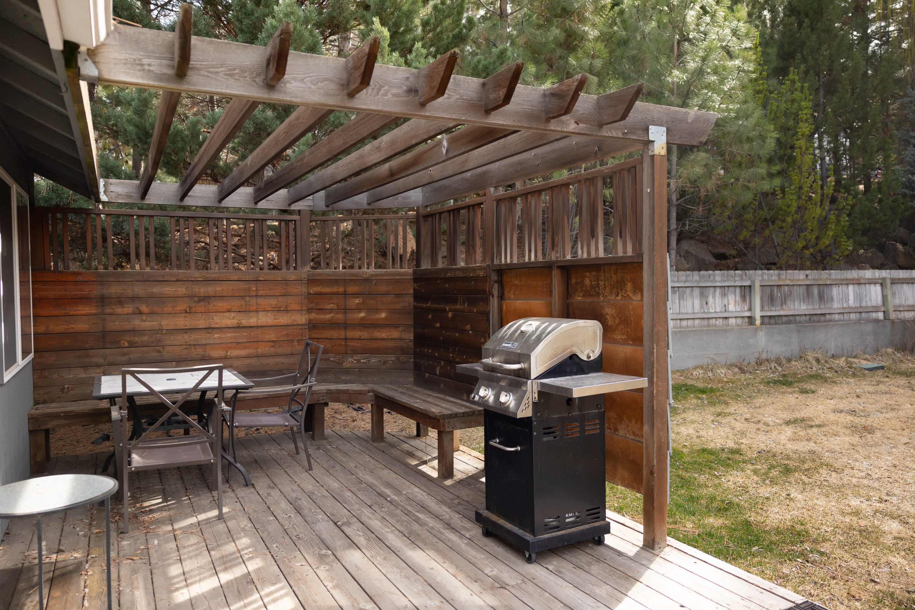 Lounge the day away or dine alfresco on the back deck