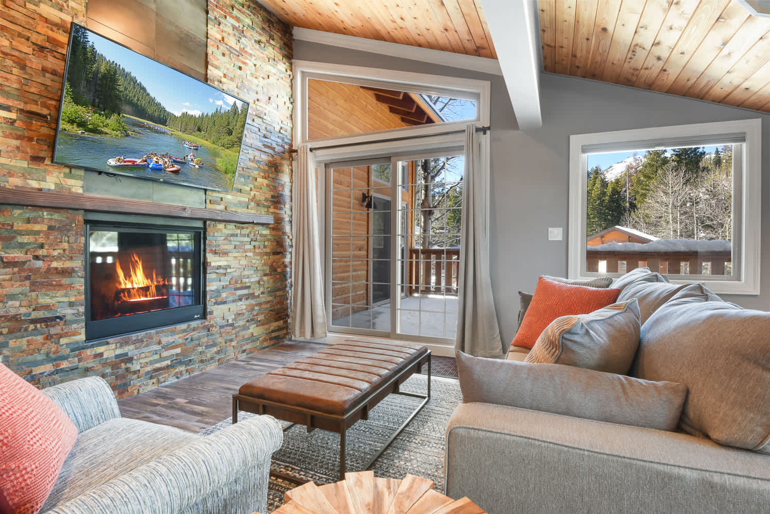 Delight in multiple living areas 