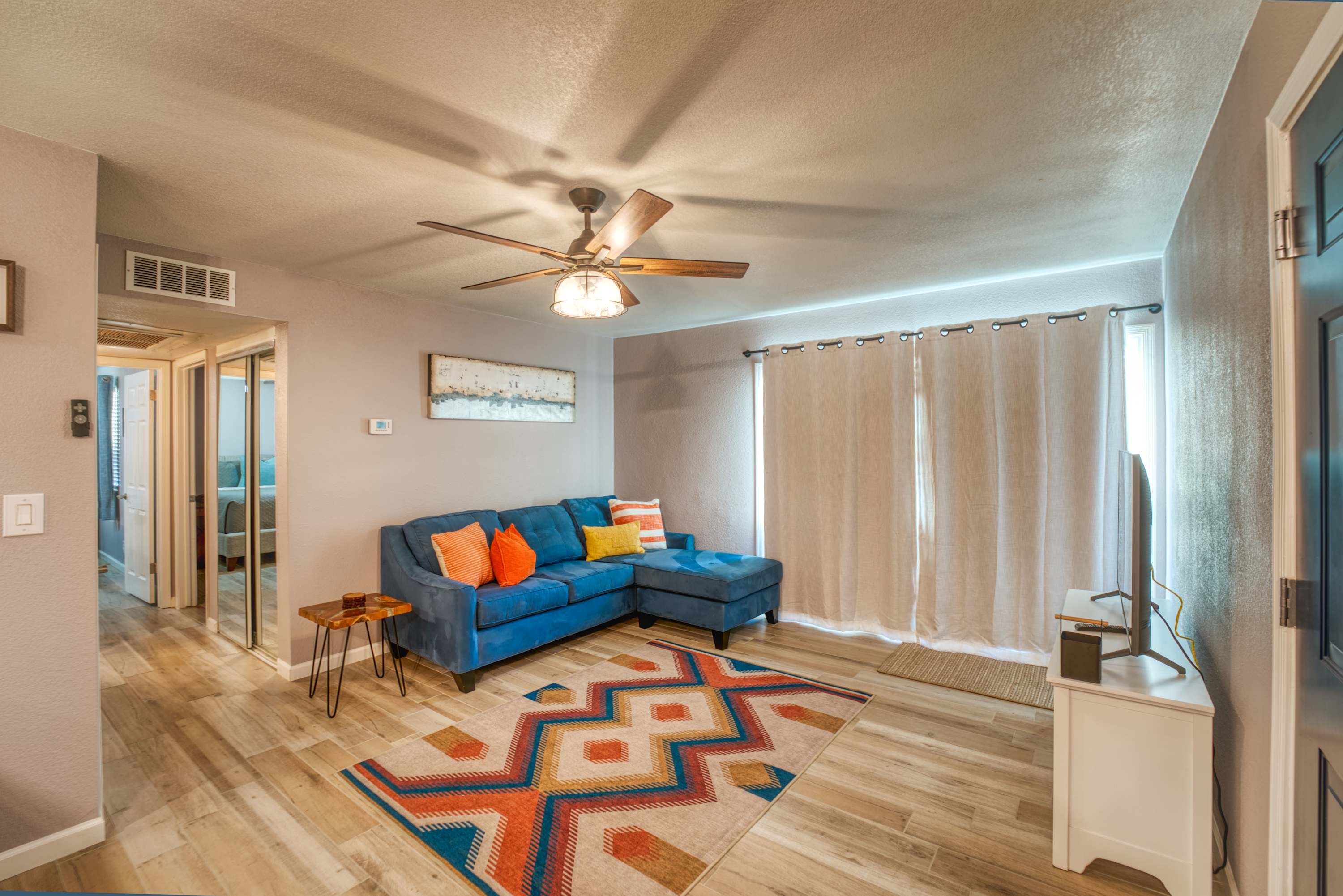 Living Room with Queen Sofa bed