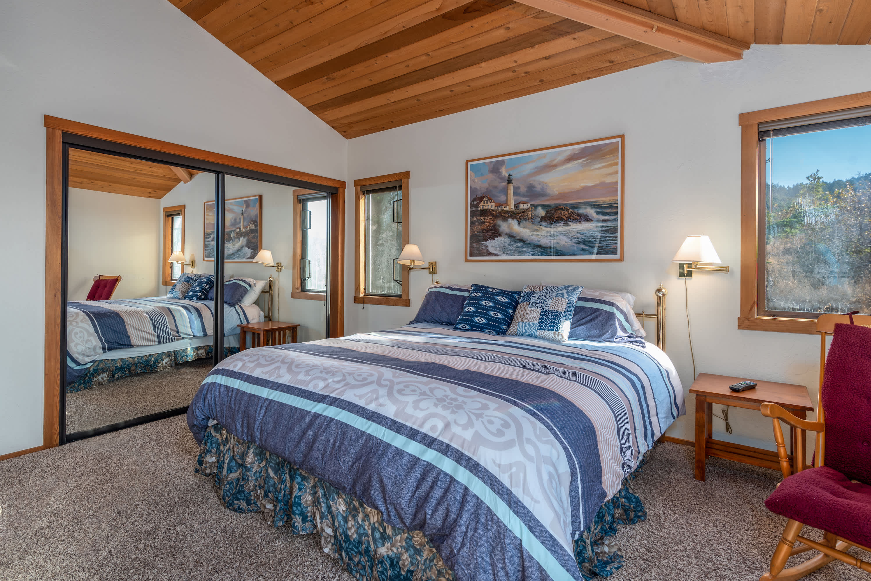 Bedroom 1: Cal King bed