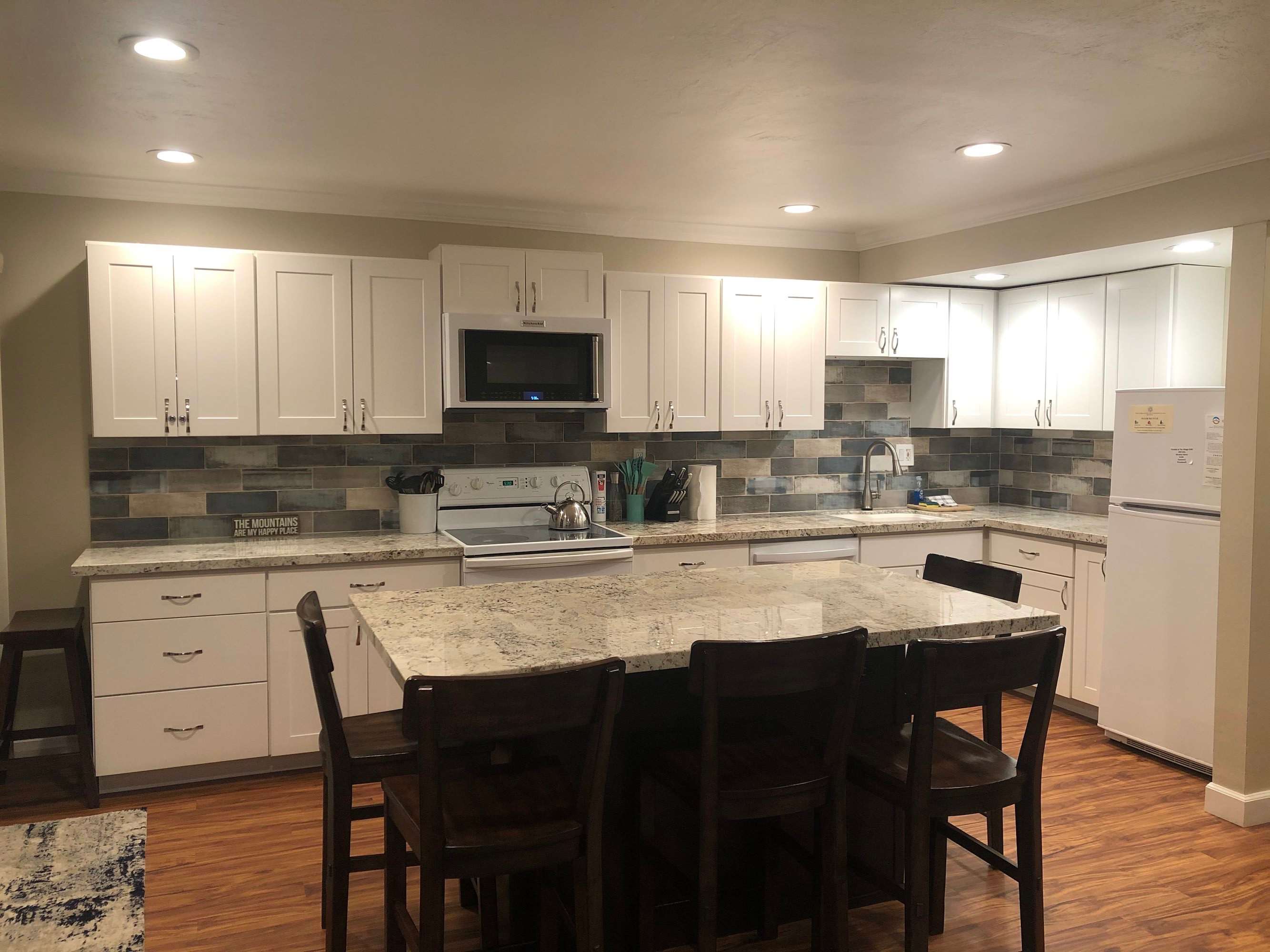 Newly remodeled kitchen
