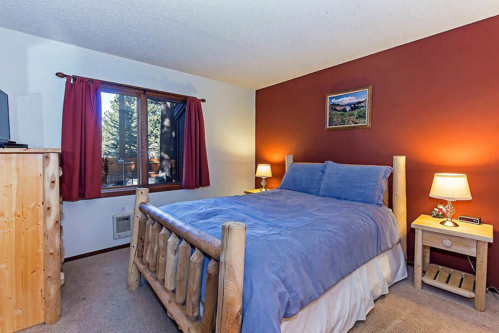 2nd bedroom: Queen bed w/ TV, DVD player