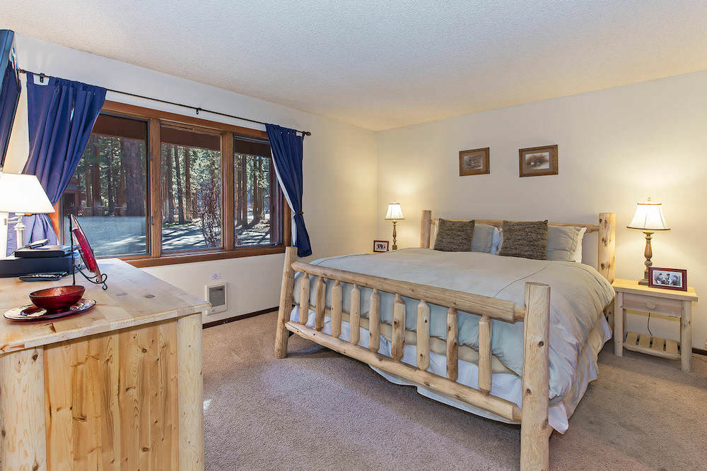 Master bedroom: King bed w/ TV, DVD player