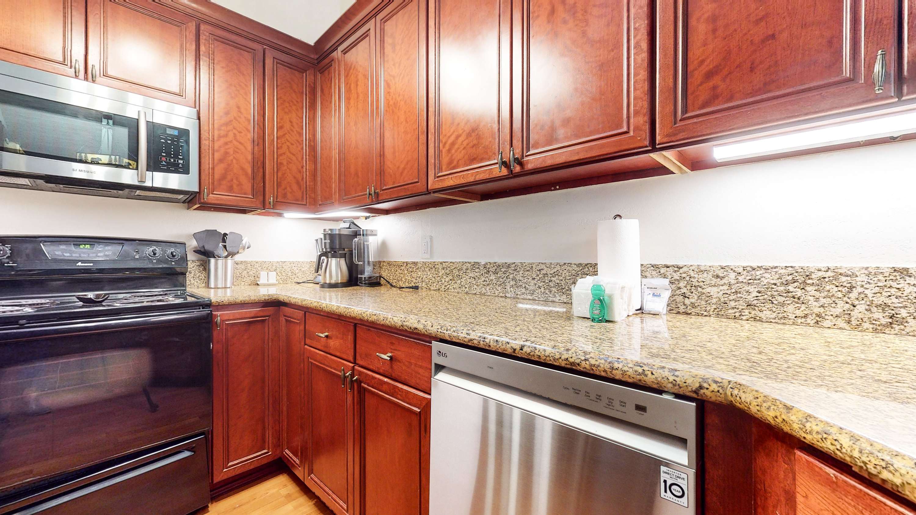 A well-appointed kitchen