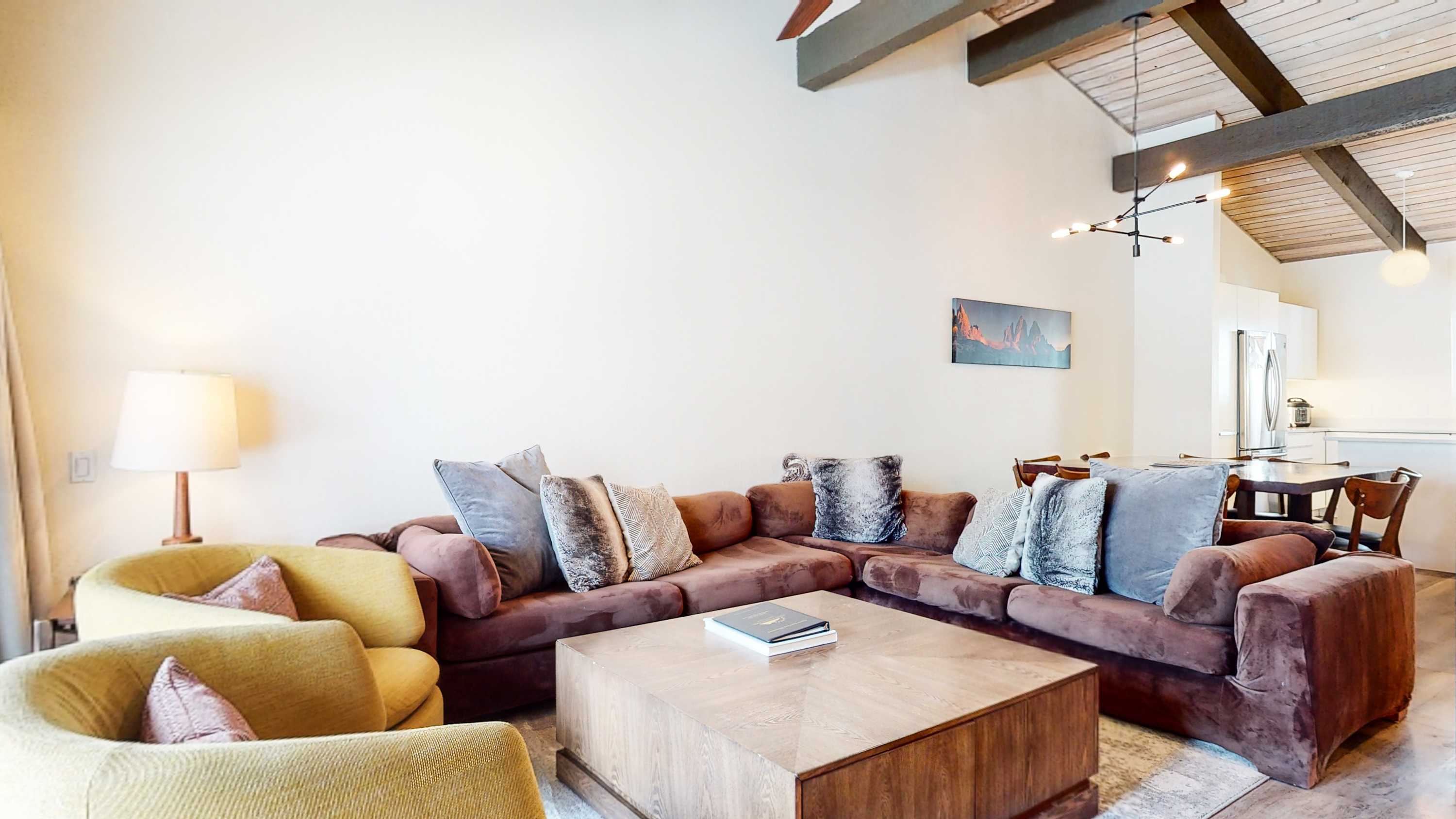 Ample seating for family and friends