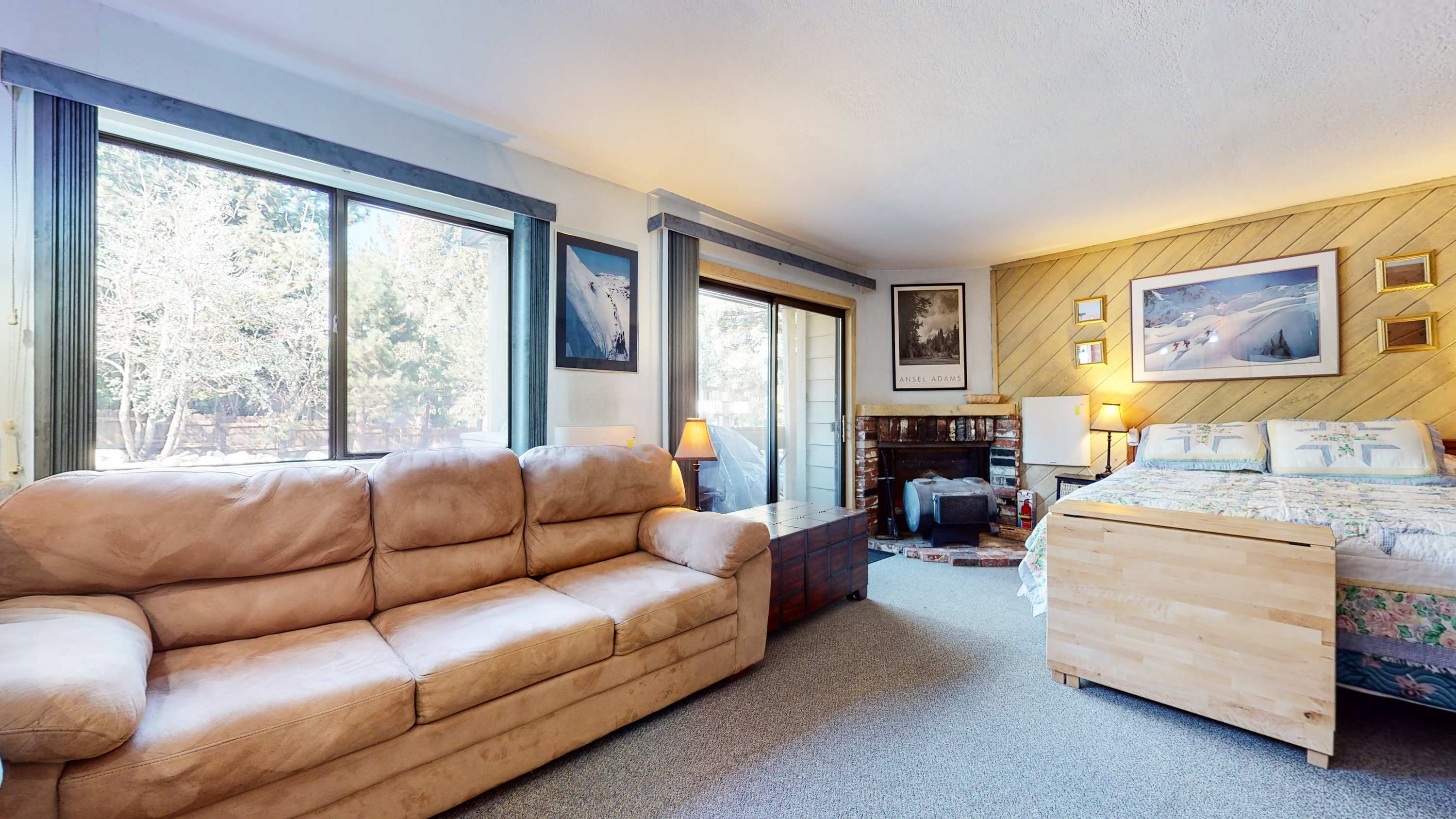 Living room grants you access to outdoors