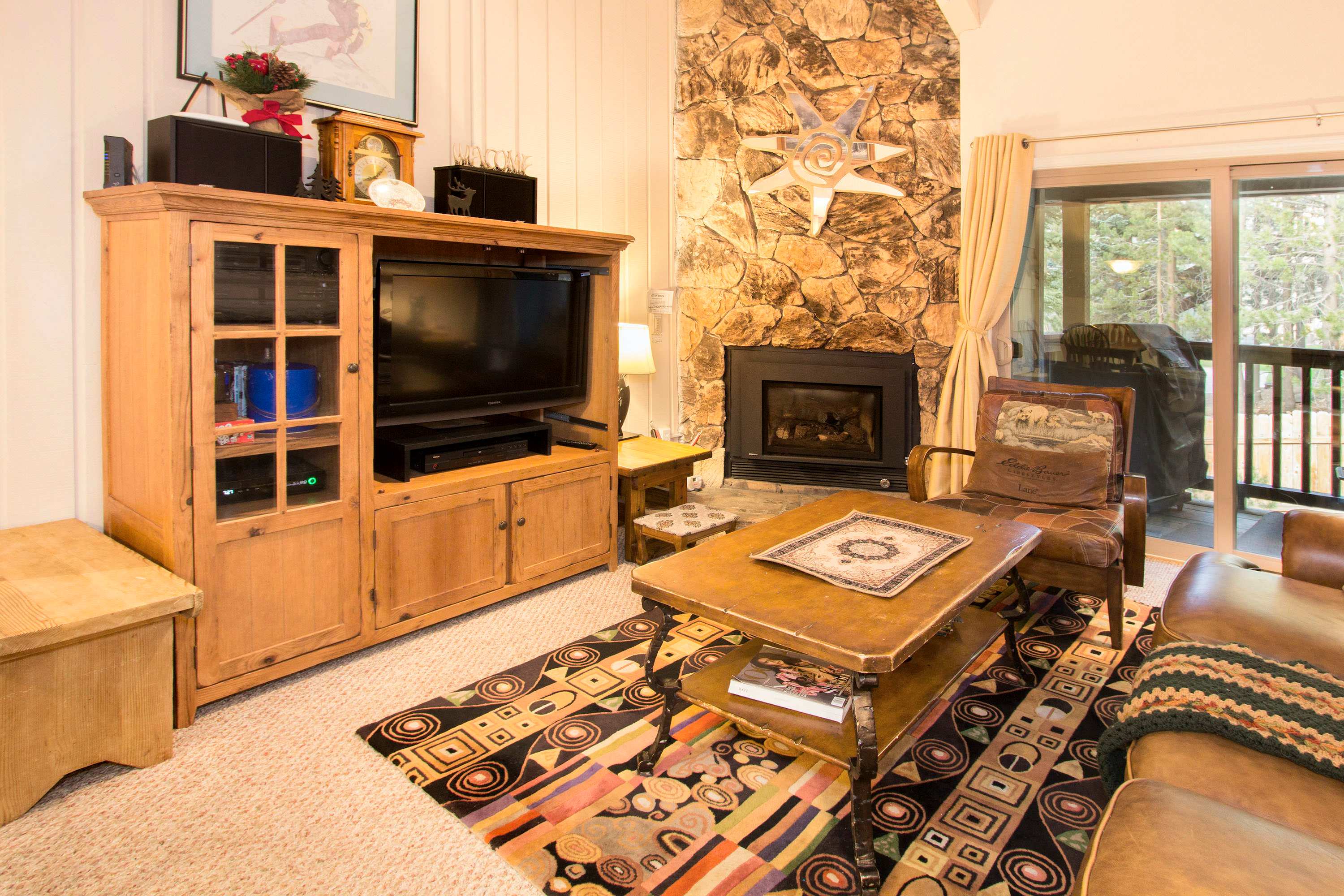 Cozy living room with 42