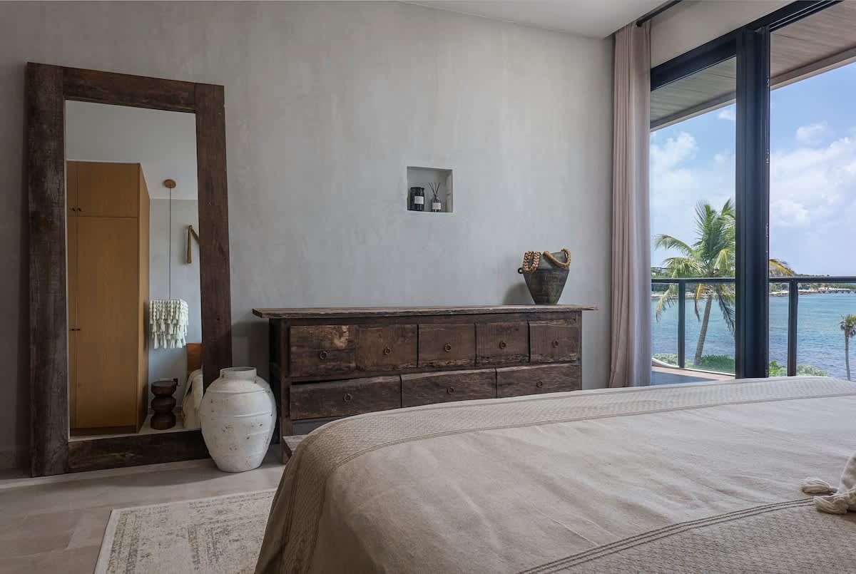 Bedroom #1 with ocean views