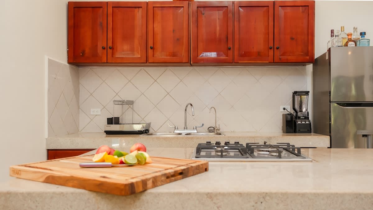 Enjoy a fully equipped kitchen, perfect for home-cooked meals