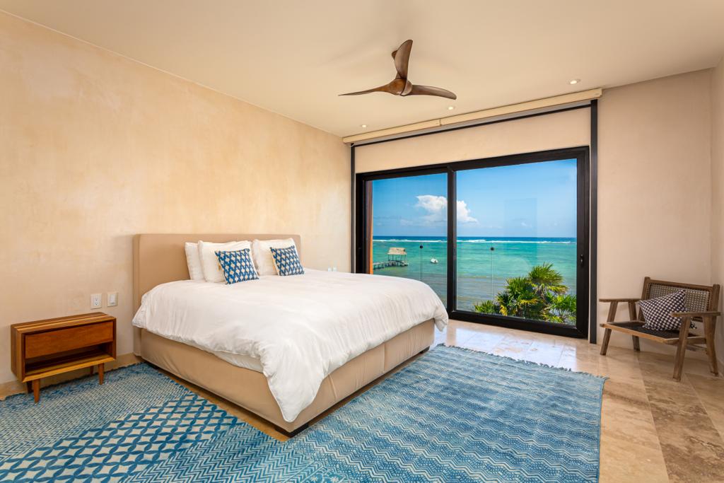 Bedroom #2 features two comfortable king-size beds and beautiful ocean views, creating the perfect relaxing retreat.
