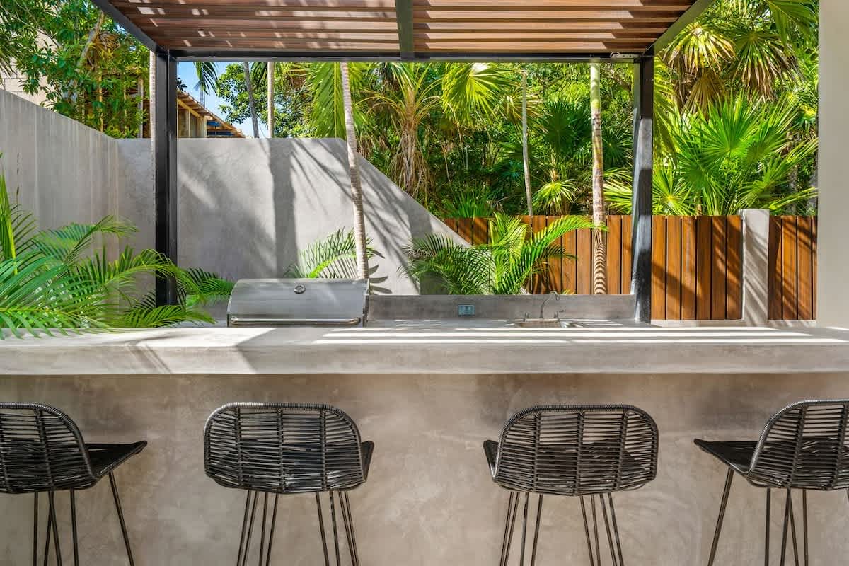 Enjoy the first pool area on the ground floor, complete with a BBQ space for memorable meals outdoors.