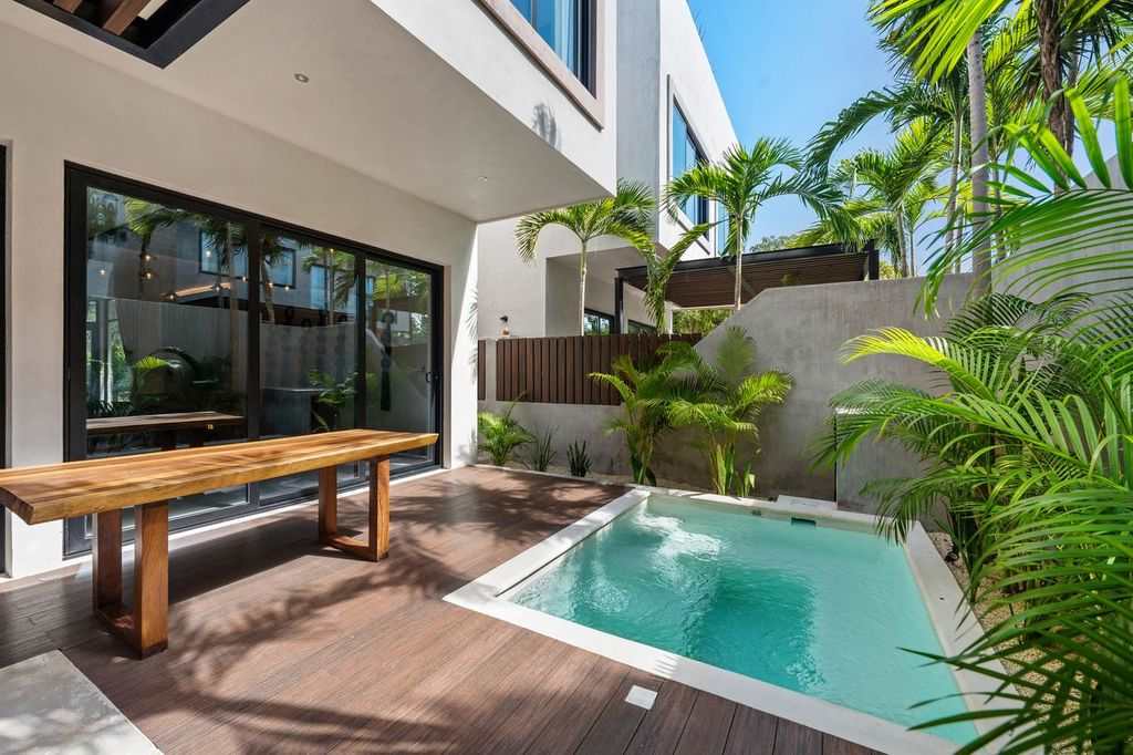 Enjoy the first pool area on the ground floor, complete with a BBQ space for memorable meals outdoors.